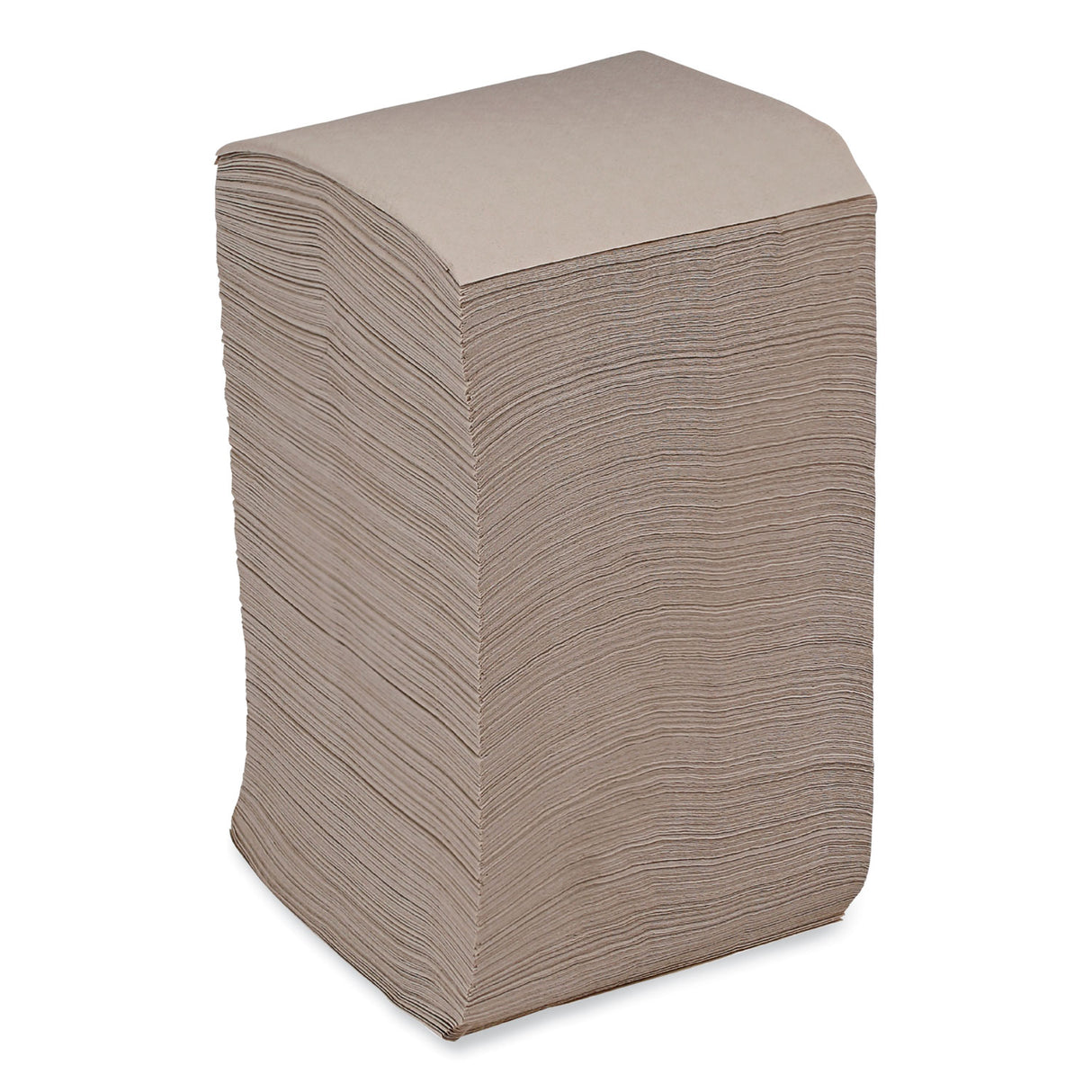 Boardwalk® Beverage Napkins, 1-Ply, Brown, 500 Napkins, 8 Packs (BWK8300K)