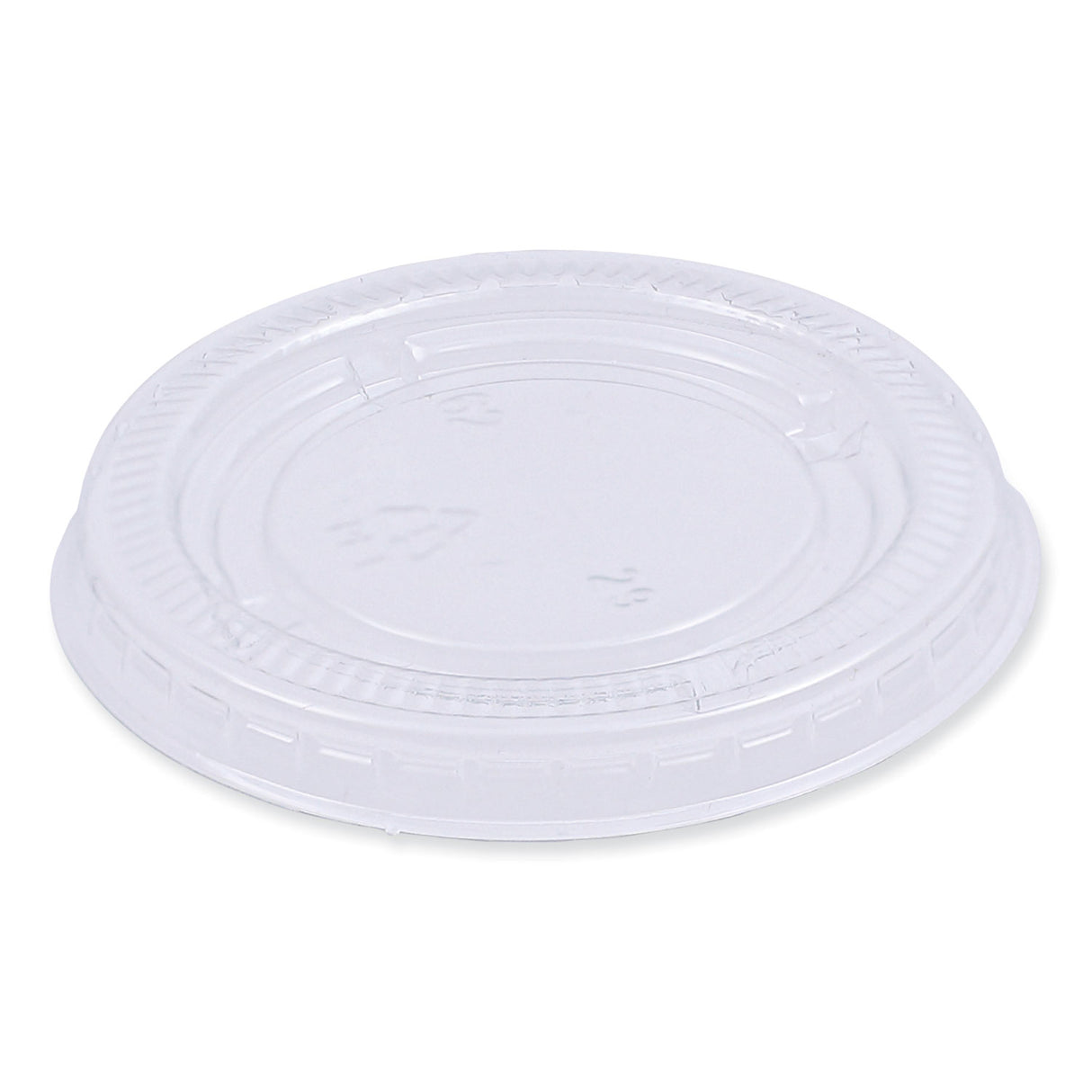 Boardwalk® Soufflé/Portion Cup Lids, f/2 oz Portion Cups, 2500 Lids (BWKPRTLID2)