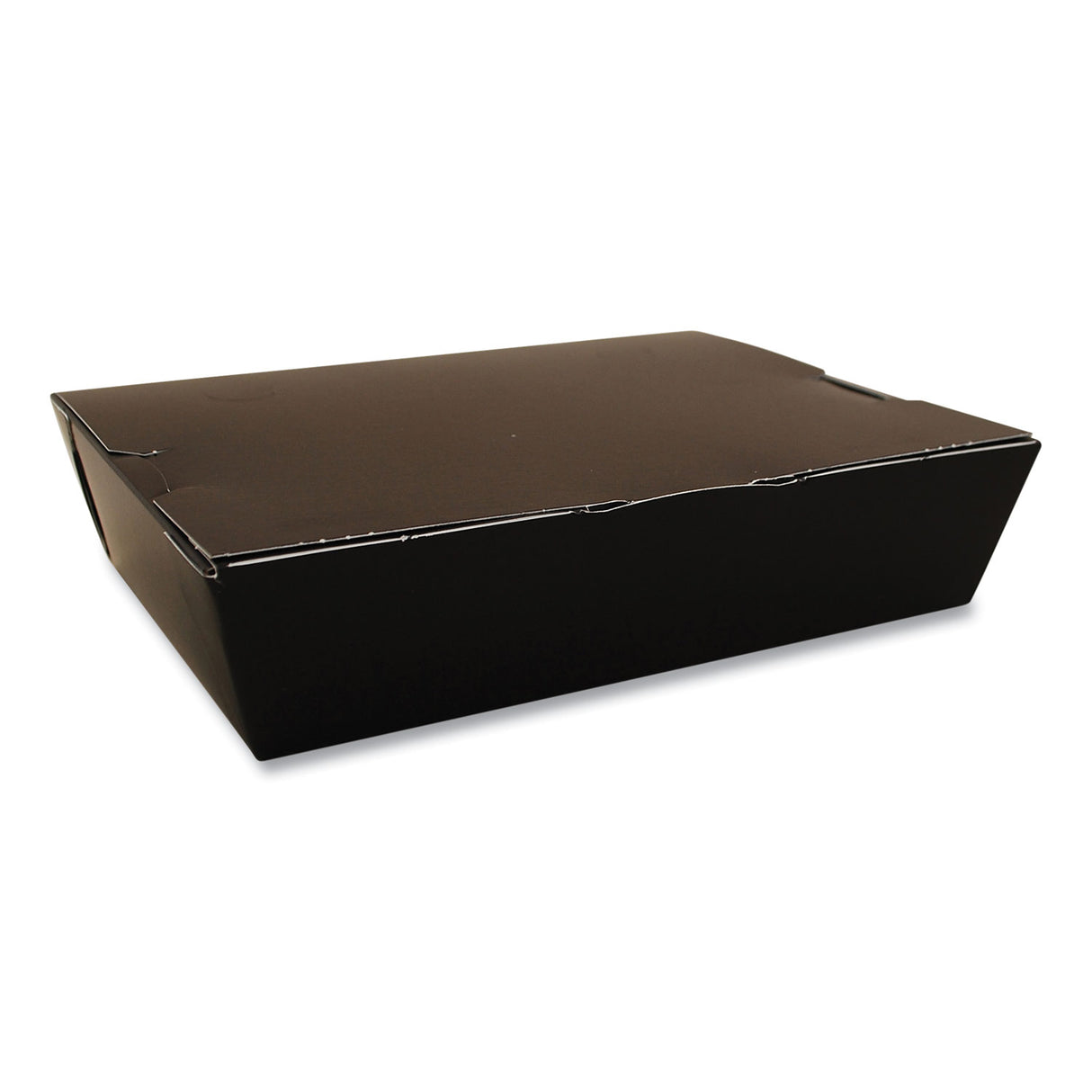 SCT ChampPak Carryout Boxes, 7.75 x 5.5 x 1.87, Black, Paper, 200/Carton (0752)