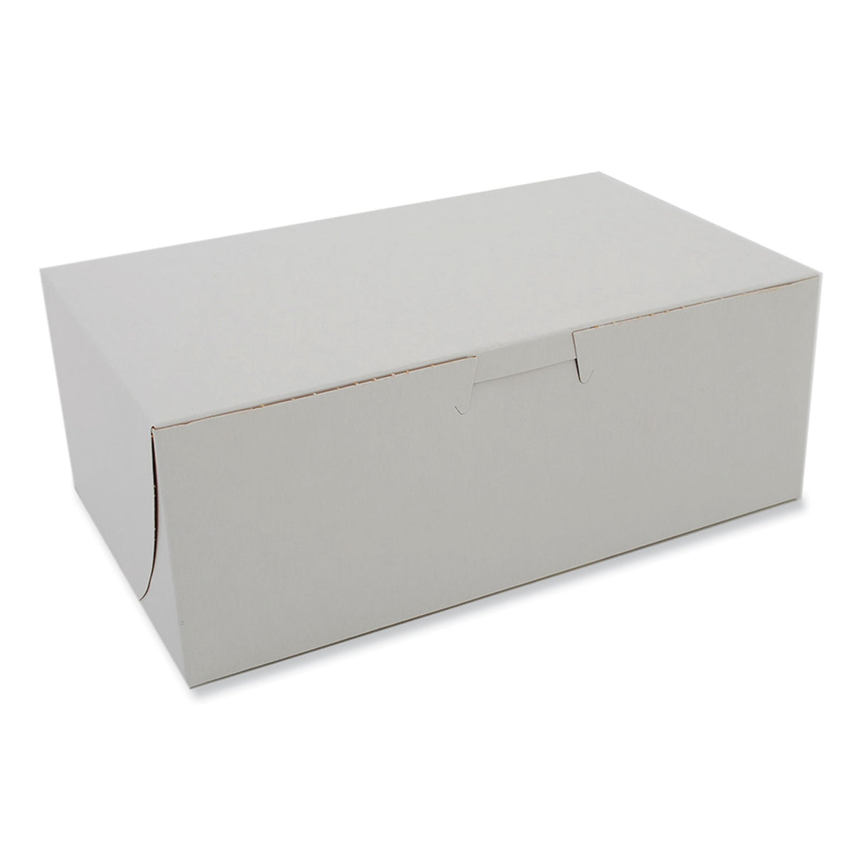 SCT White One-Piece Non-Window Bakery Boxes, 8 x 3 x 5, White, Paper, 250/Bundle (0925)