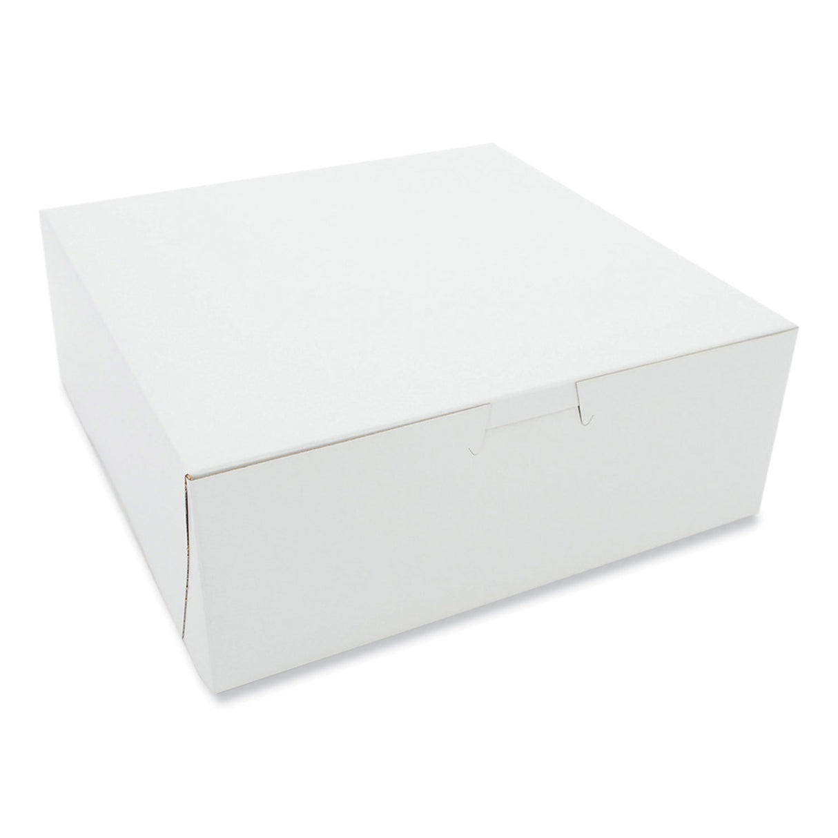 SCT White One-Piece Non-Window Bakery Boxes, 8 x 5 x 3, White, Paper, 250/Carton (0937)