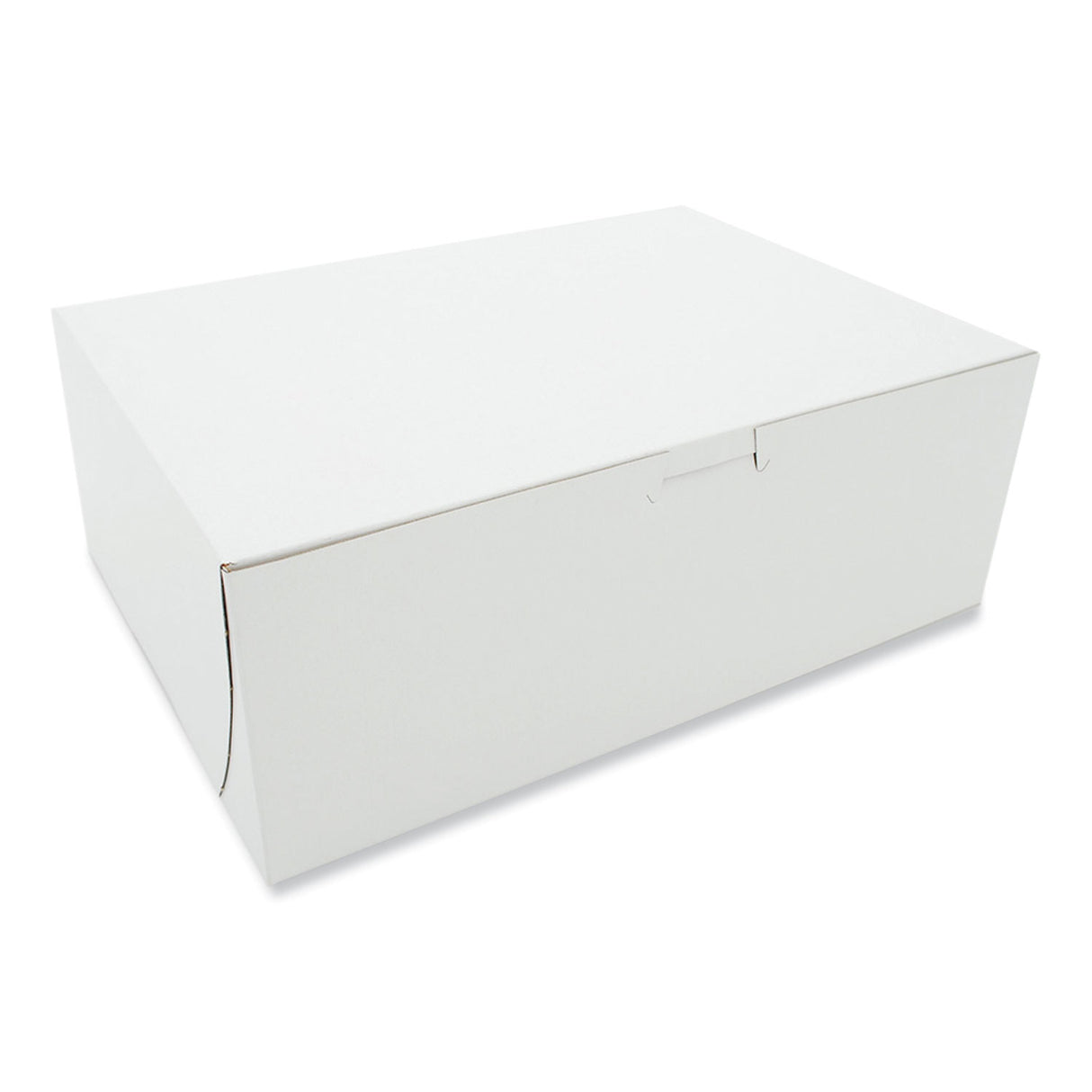 SCT White One-Piece Non-Window Bakery Boxes, 11 x 8 x 4, White, Paper, 100/Bundle (0980)