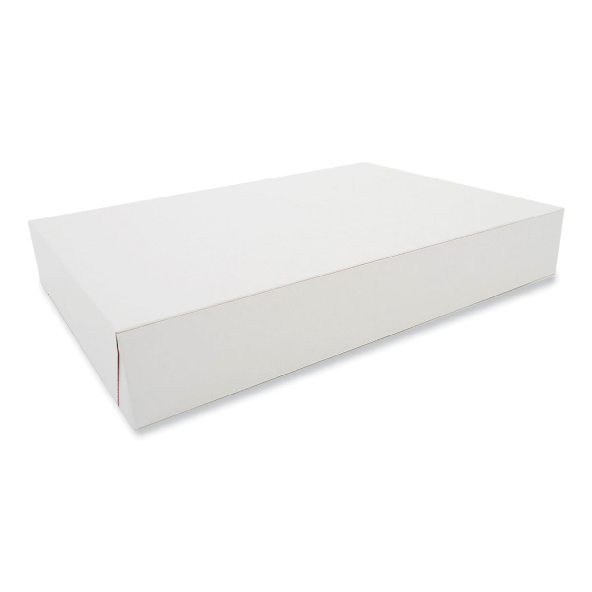 SCT Clay-Coated Donut Boxes, 16 x 11.5 x 2.5, White, Paper, 100/Carton (1024)