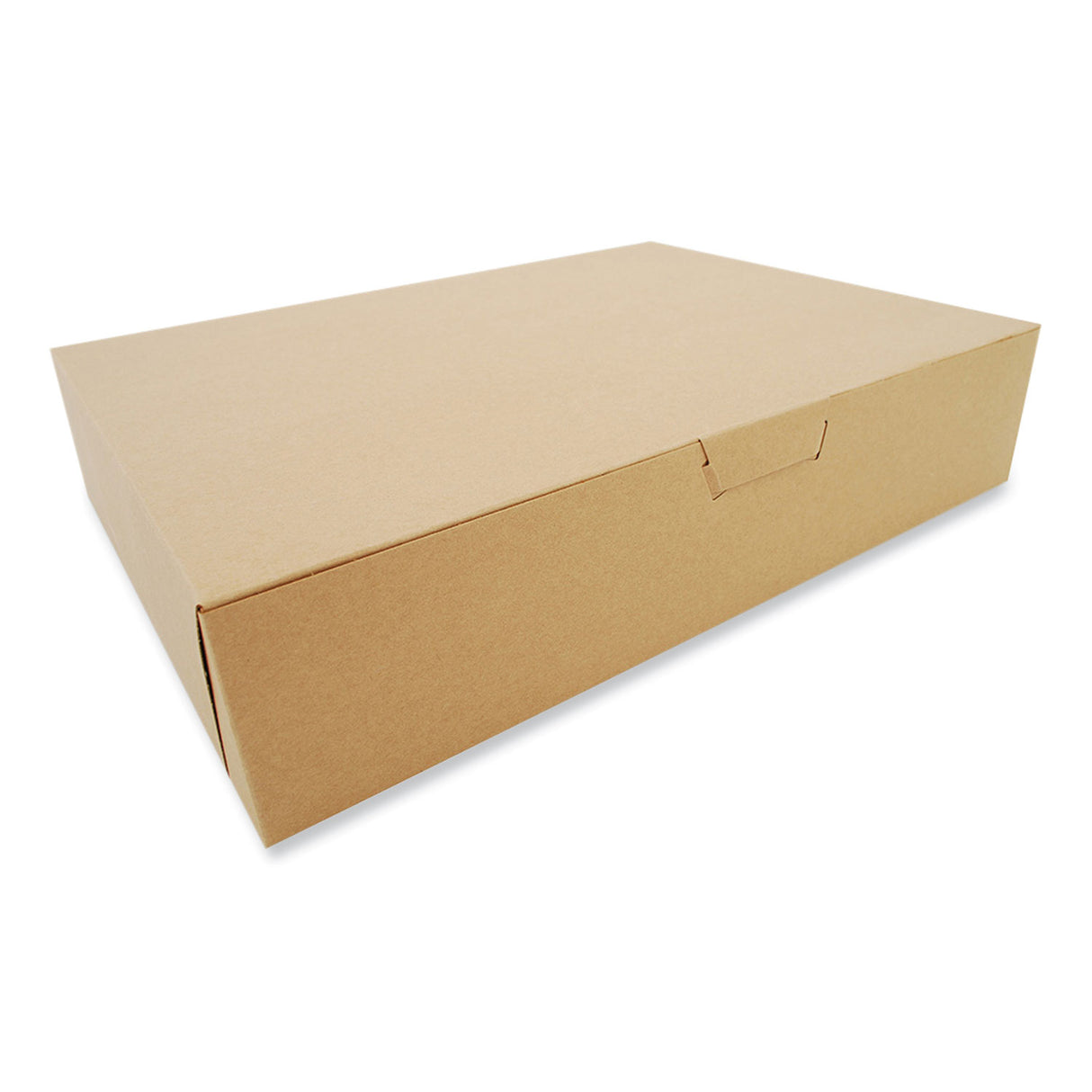 SCT Kraft One-Piece Non-Window Bakery Boxes, 19 x 14 x 4, Brown, Paper, 50/Carton (1029K)