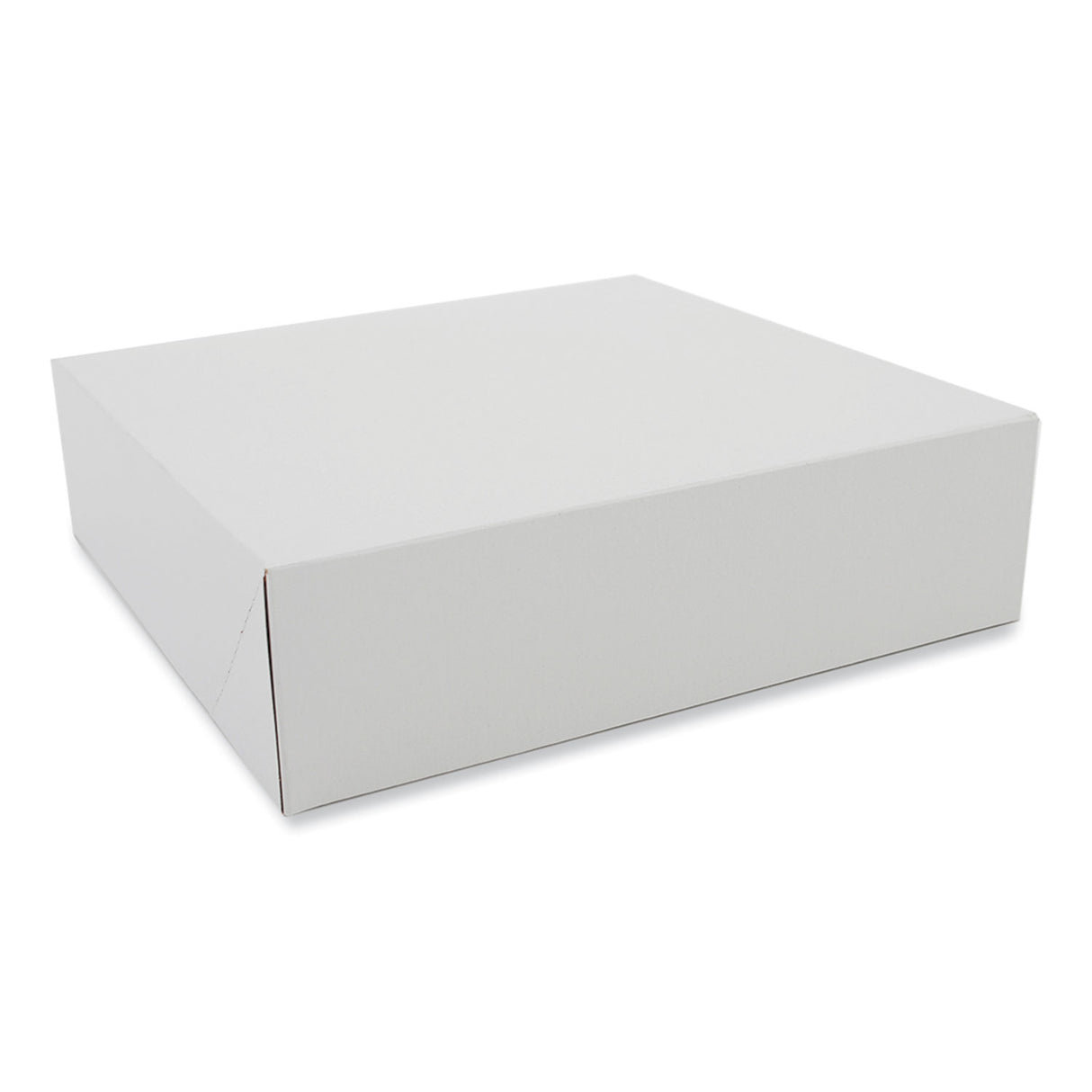 SCT Clay-Coated Donut Boxes, 9 x 9 x 2.5, White, Paper, 150/Carton (1204)