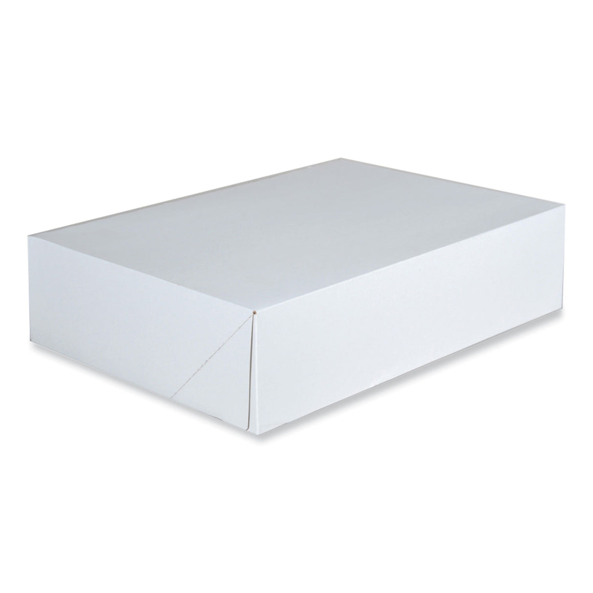 SCT Clay-Coated Donut Boxes, 14 x 10 x 3.5, White, Paper, 125/Carton (1217)