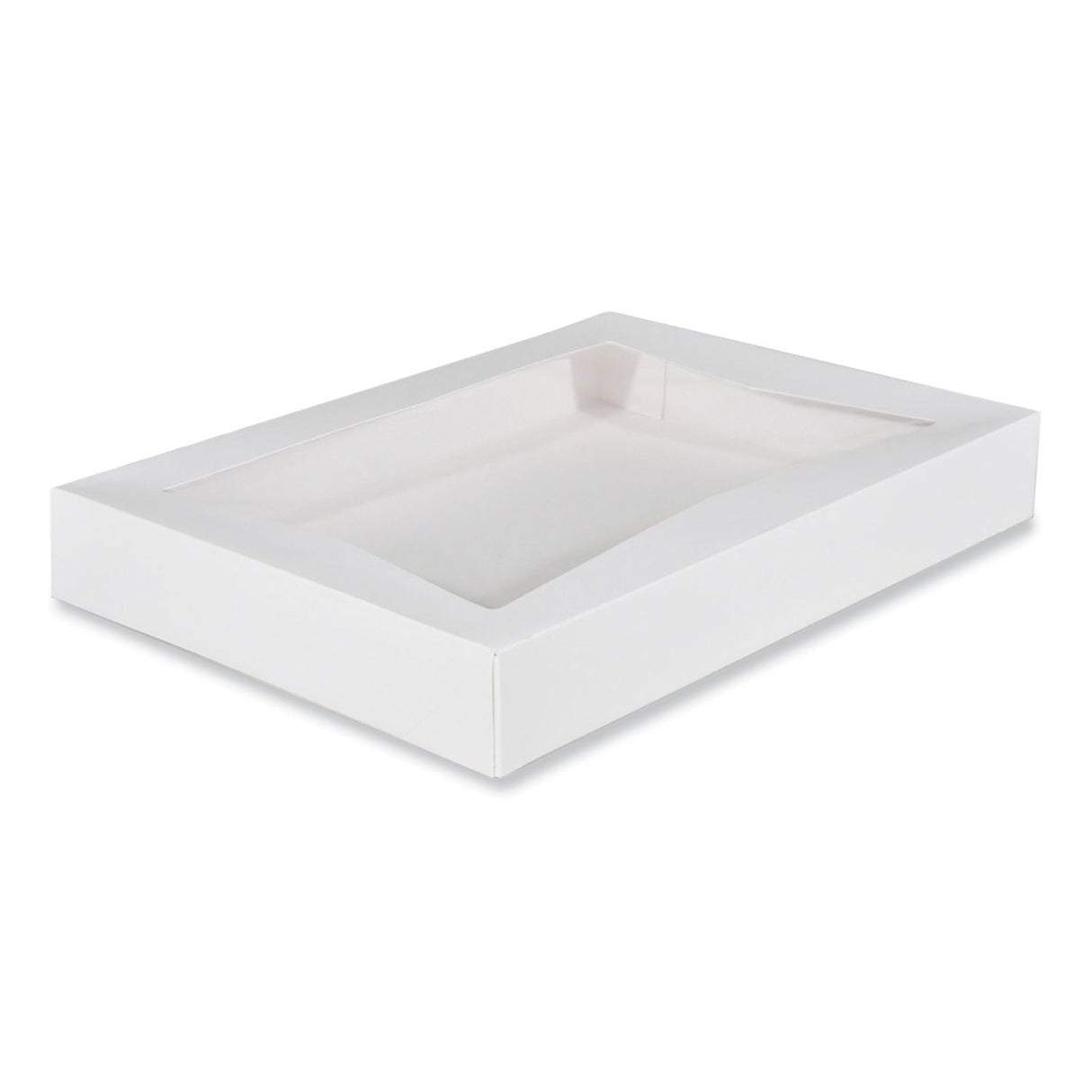 SCT Window Flag Design Pie Boxes, 16 x 12 x 2.25, White, Paper, 100/Carton (24543)