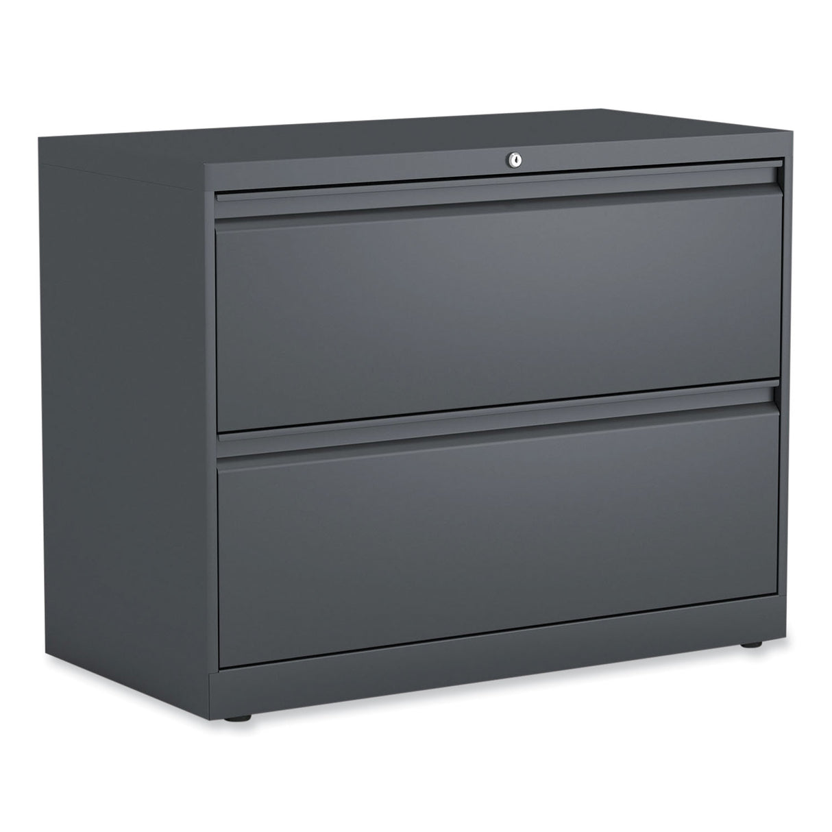 Alera Lateral File, 2 Legal/Letter/A4/A5-Size File Drawers, Charcoal, 36" x 18.63" x 28" (ALEHLF3629CC)