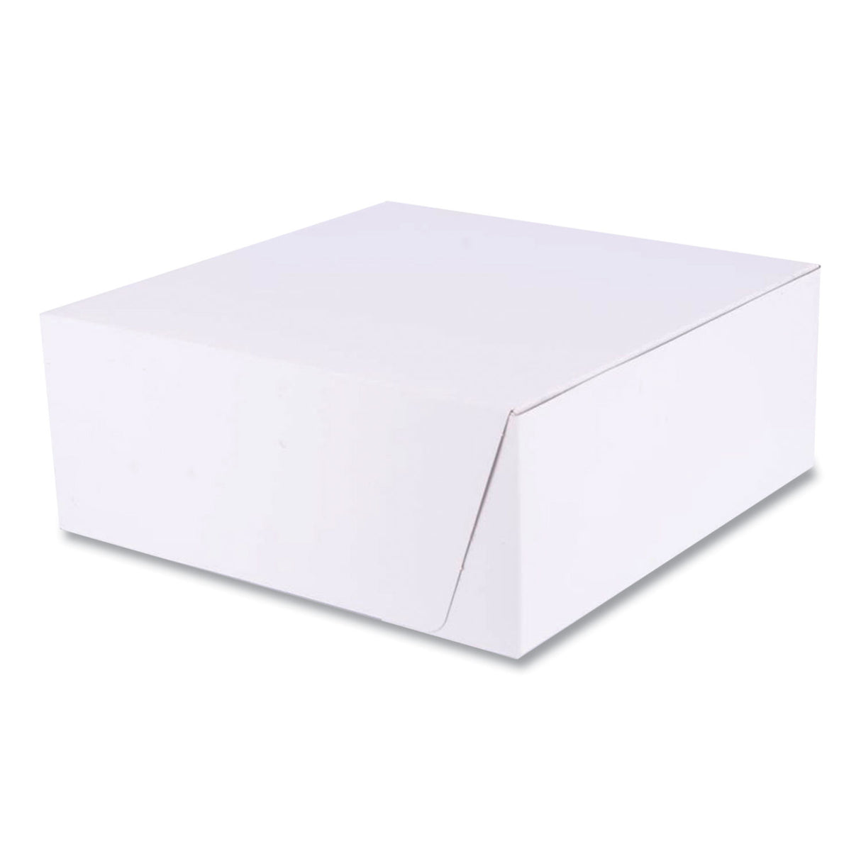 SCT White One-Piece Non-Window Bakery Boxes, Standard, 10 x 10 x 4, White, Paper, 100/Bundle (1573)