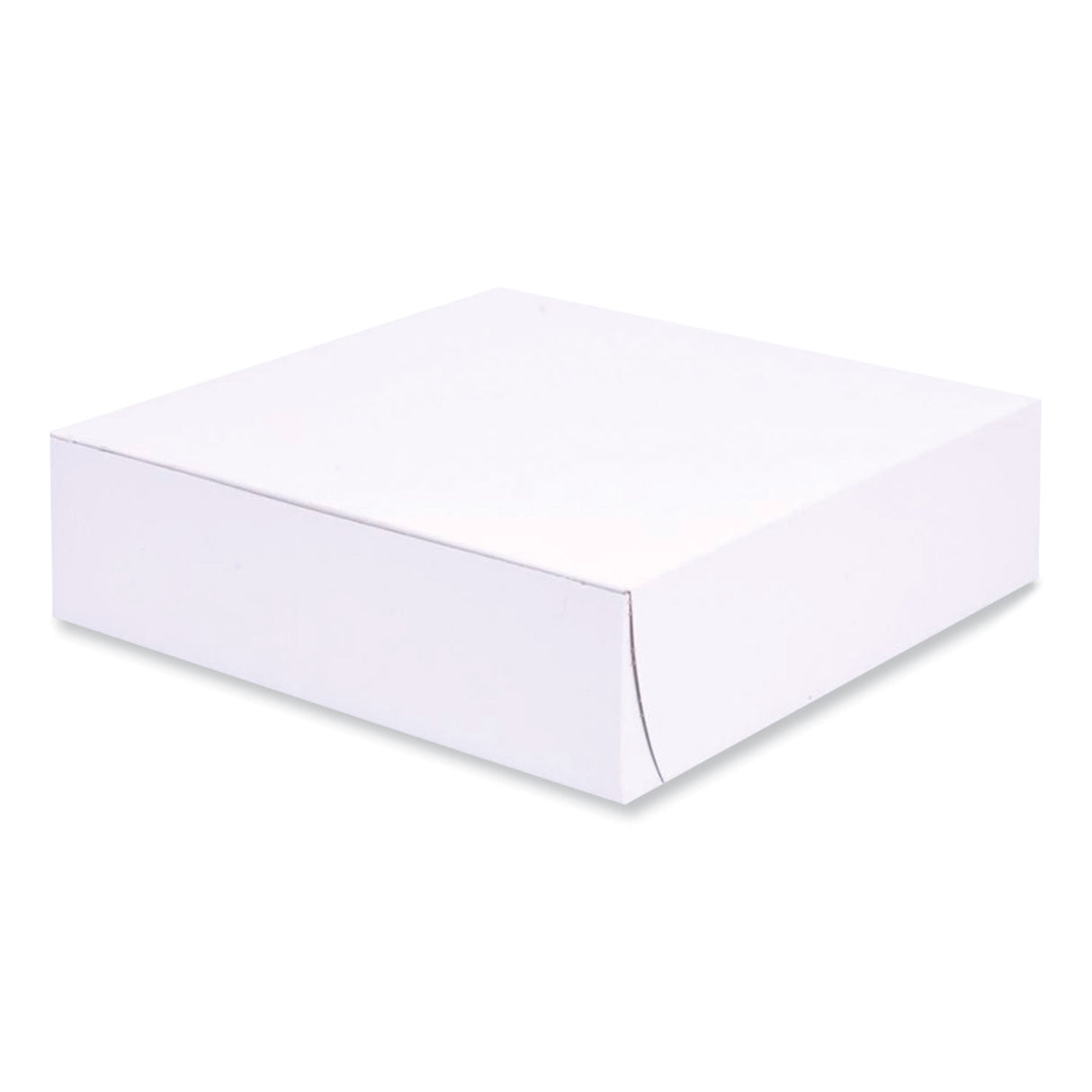 SCT Bakery Boxes, Standard, 9 x 9 x 2.5, White, Paper, 250/Carton (1553)