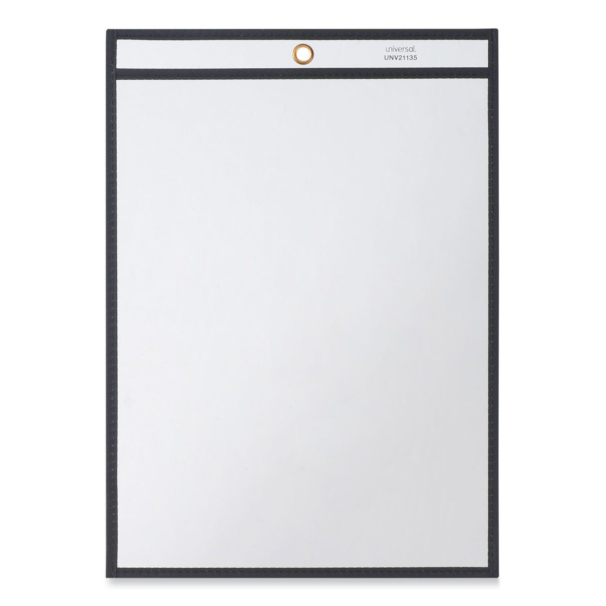 Universal Top-Load Vinyl Ticket Holder, Heavy Gauge, Clear, 25/Pack (UNV21135)