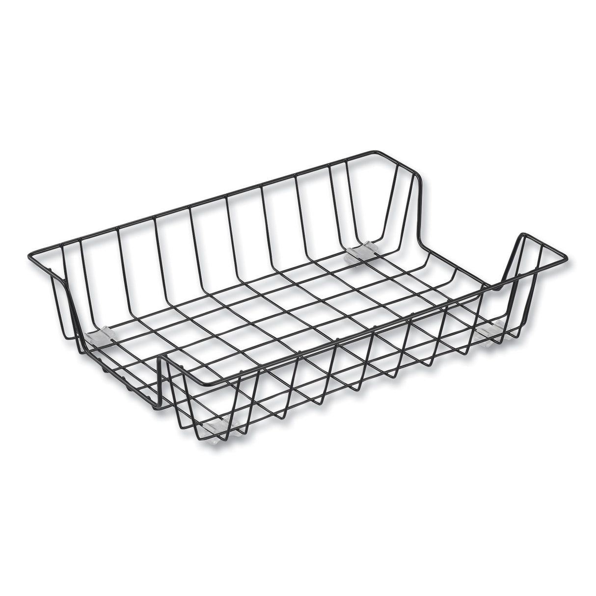 Universal Wire Metal Letter Tray, 1 Section, Letter Size Files, 10" x 14.13" x 3", Black (UNV20071)