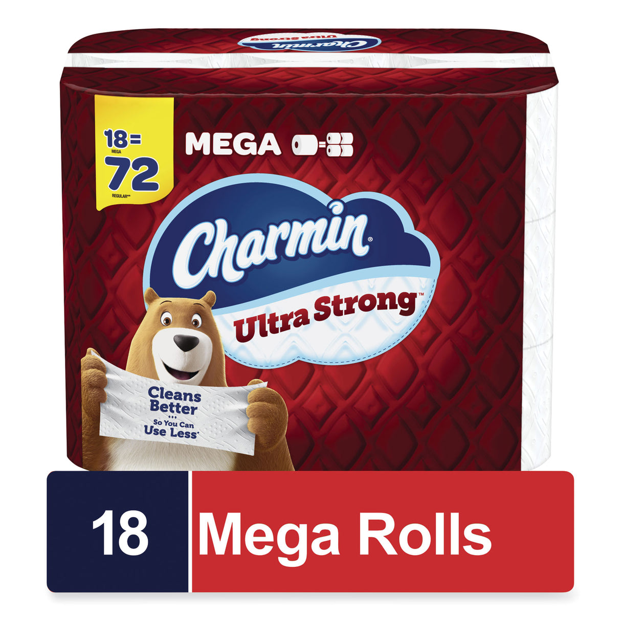 Charmin® Ultra Strong Standard Toilet Paper, 2-Ply, 242 Sheets, 18 Rolls (08823)