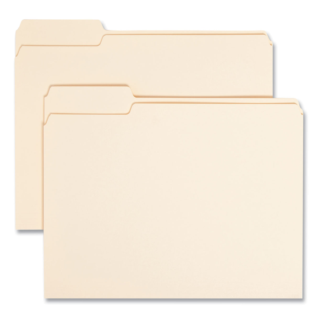 Smead Manila File Folders, 1/3-Cut Tabs: Left Position, Letter Size, 0.75" Expansion, Manila, 100/Box (10331)