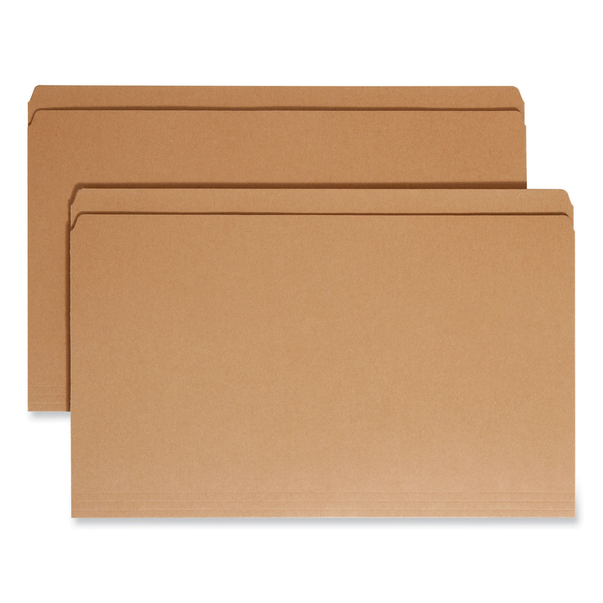Smead Heavyweight Kraft File Folder, Straight Tabs, Legal Size, 0.75" Expansion, 11-pt Kraft, Brown, 100/Box (15710)
