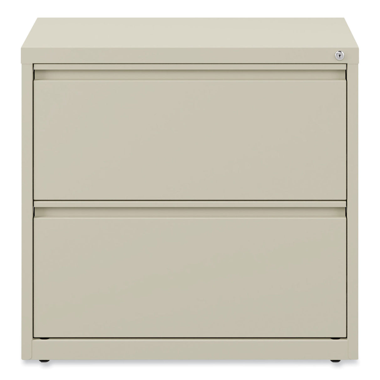 Alera Lateral File, 2 Legal/Letter-Size File Drawers, Putty, 30" x 18.63" x 28" (ALEHLF3029PY)