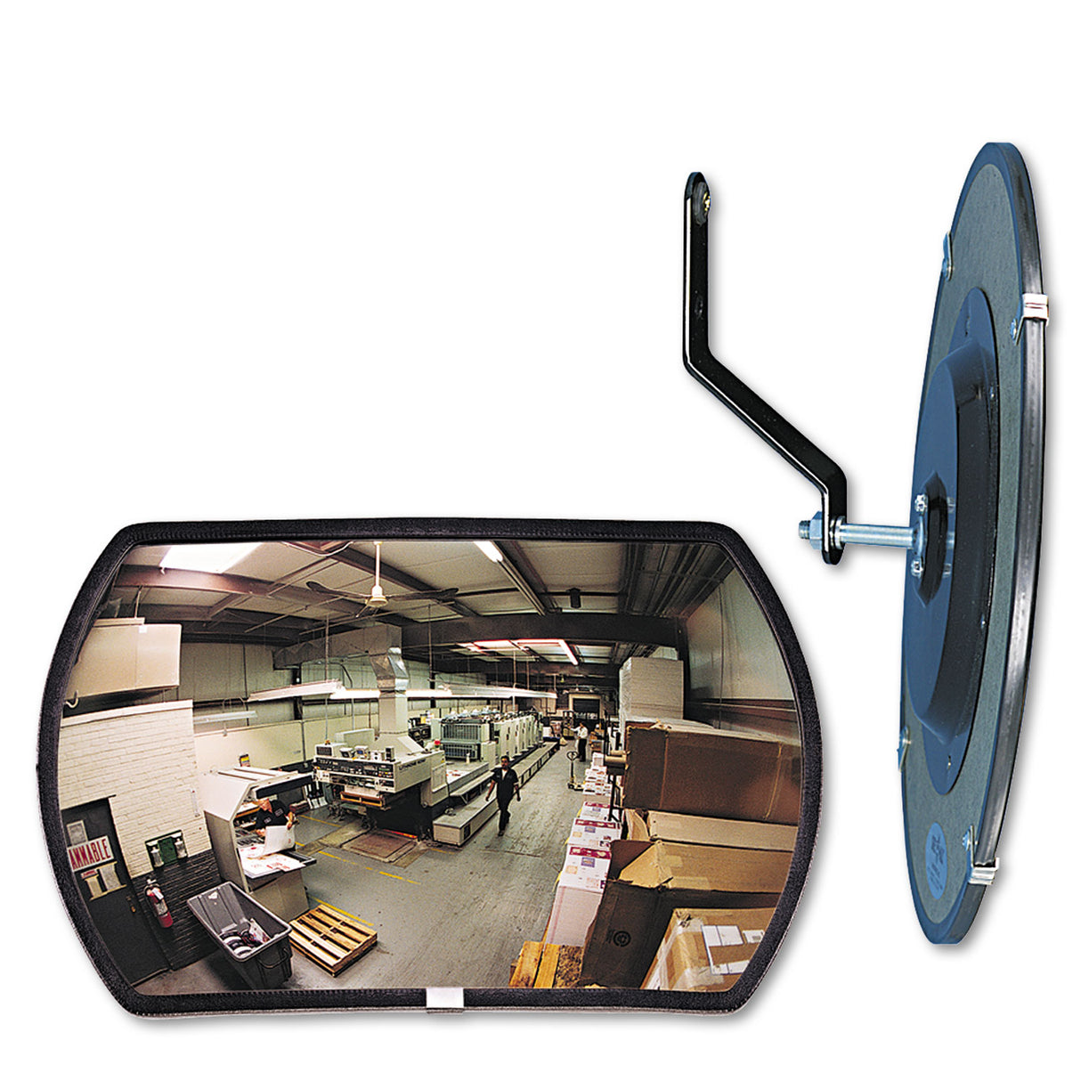 See All 160 degree Convex Security Mirror, Round Rectangular, 18"w x 12"h (RR1218)