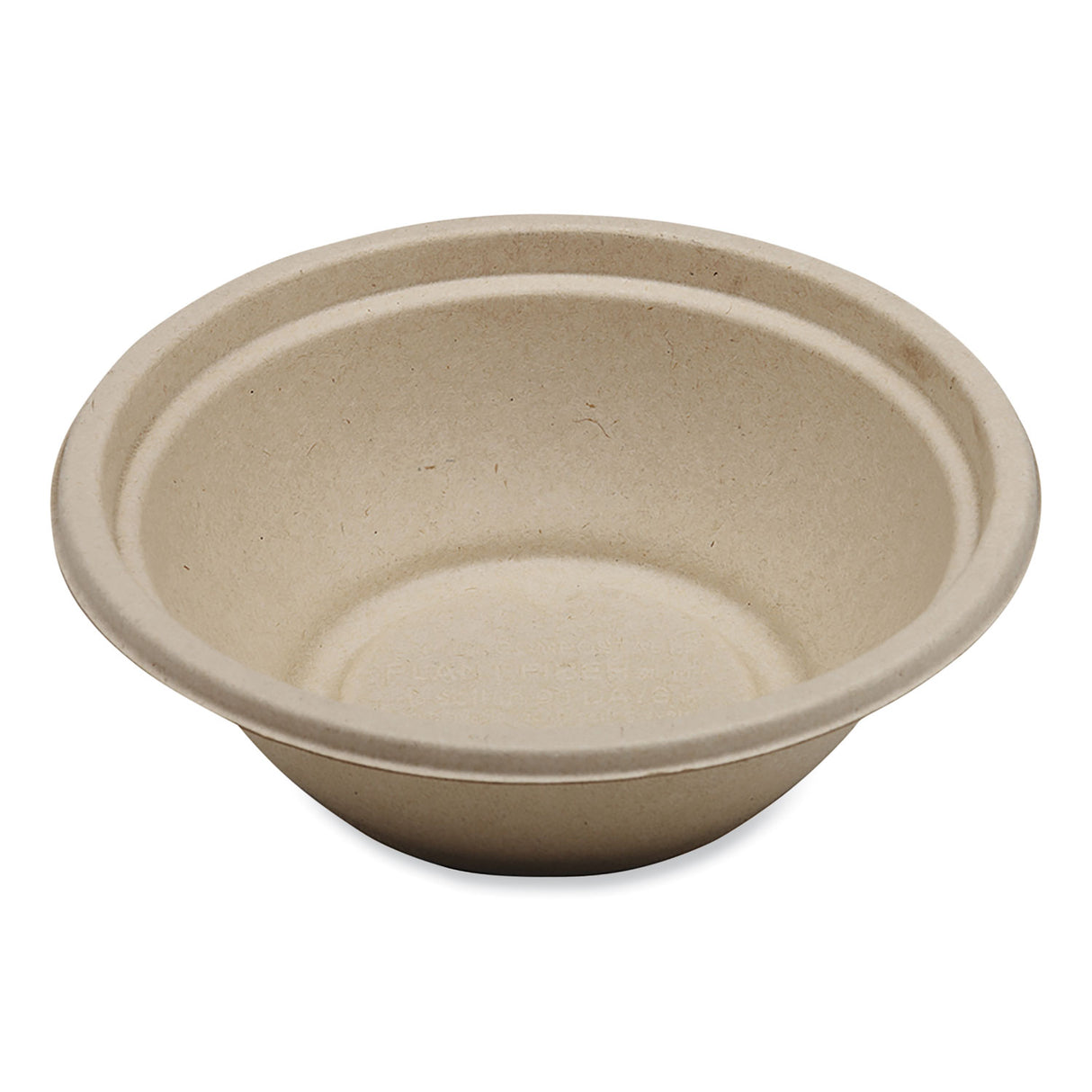 World Centric Fiber Bowls, 24 oz, 7.4 x 7.4 x 2.3, Natural, Paper, 500/Carton (BOSCU24LFP)