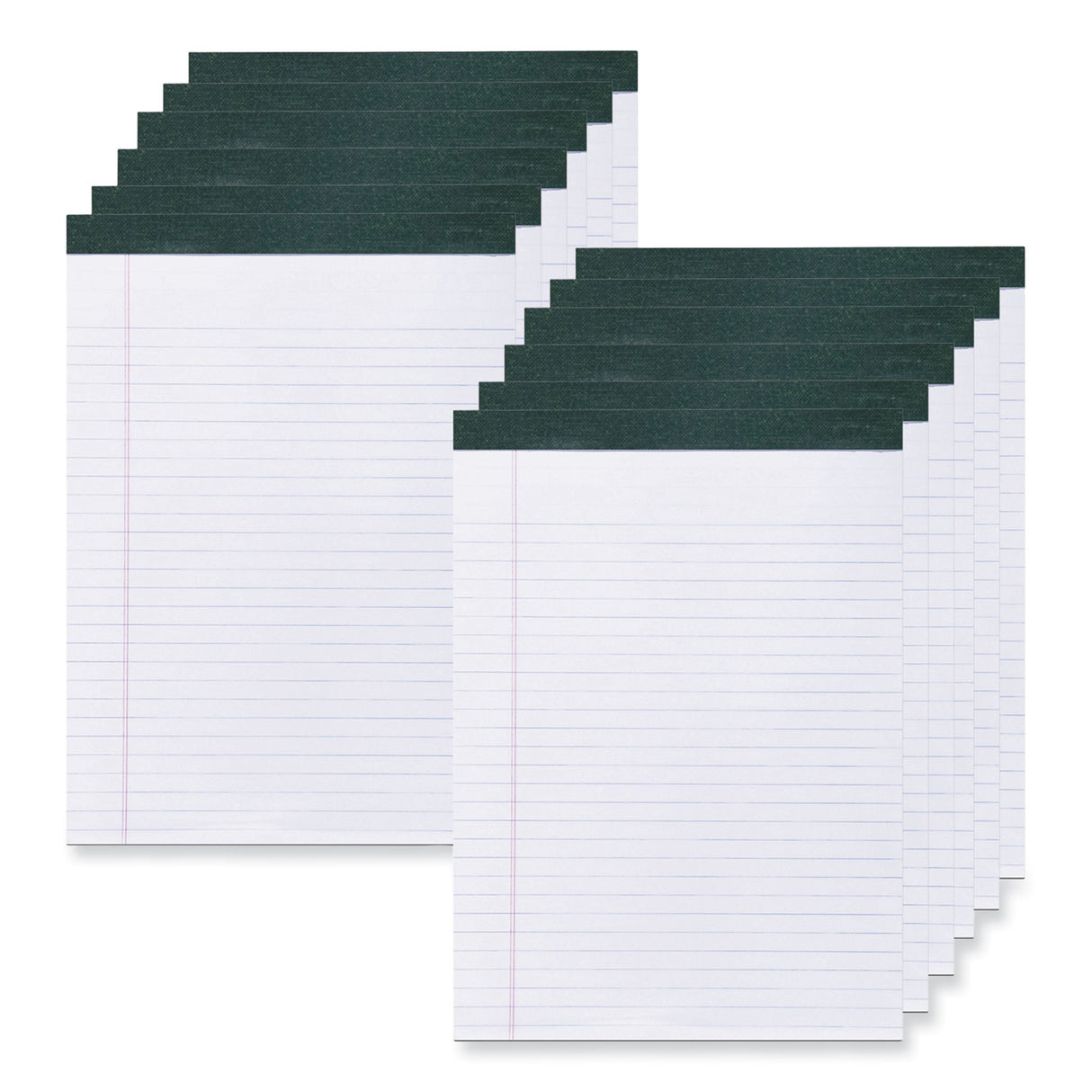Roaring Spring Recycled Legal Pad, Wide/Legal Rule, 40 White 8.5 x 11 Sheets, Dozen (74713)