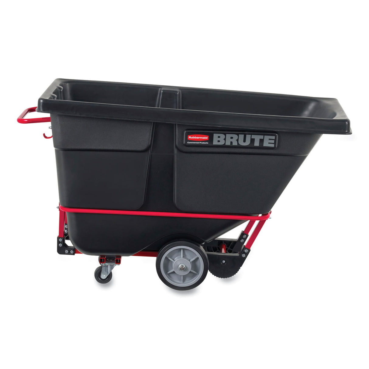 Rubbermaid Commercial BRUTE Rotomolded Tilt Truck, 202 gal, 1,250 lb Capacity, Plastic, Black (1315BLA)