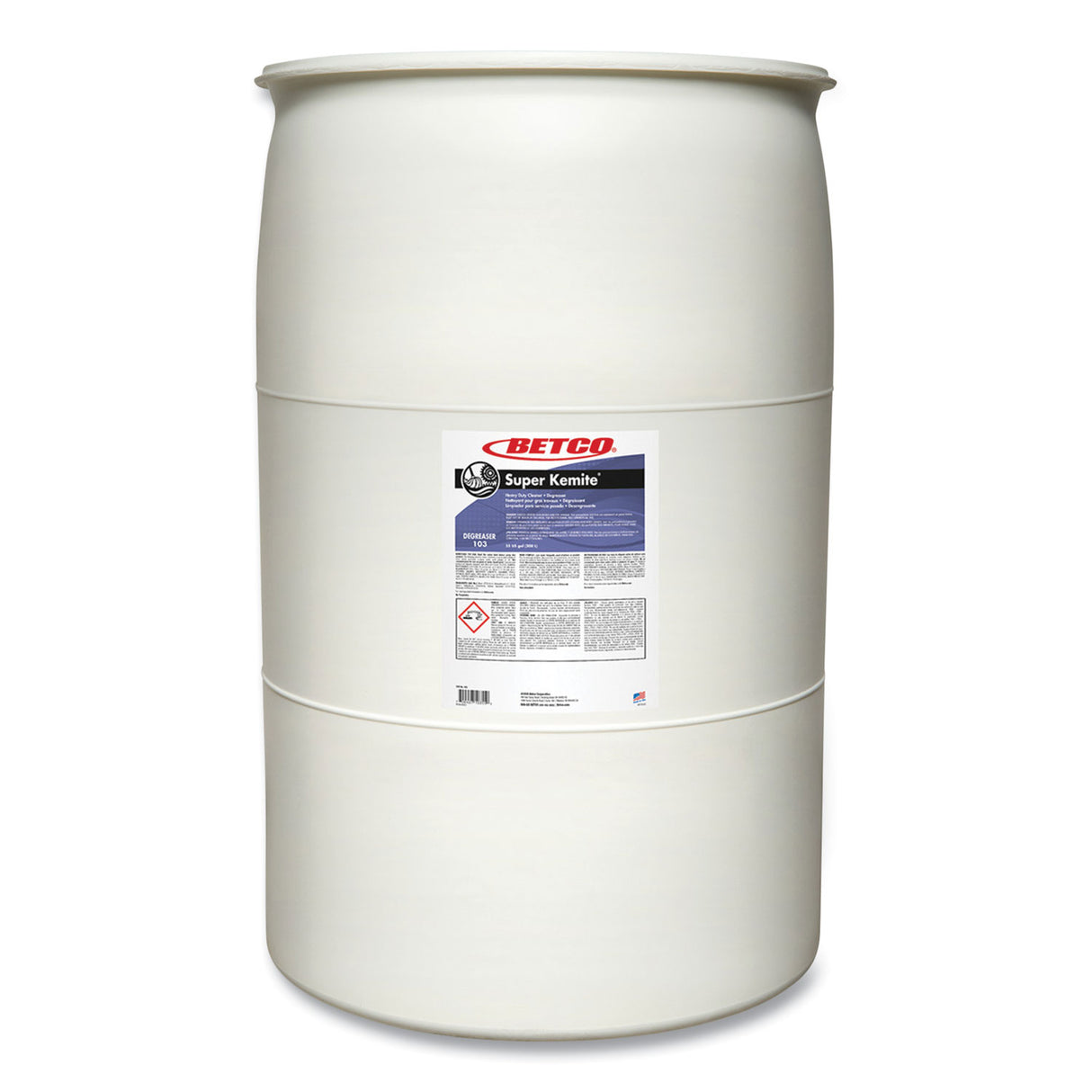Betco Super Kemite Butyl Degreaser, Concentrated, 55 gal Drum (1035500)