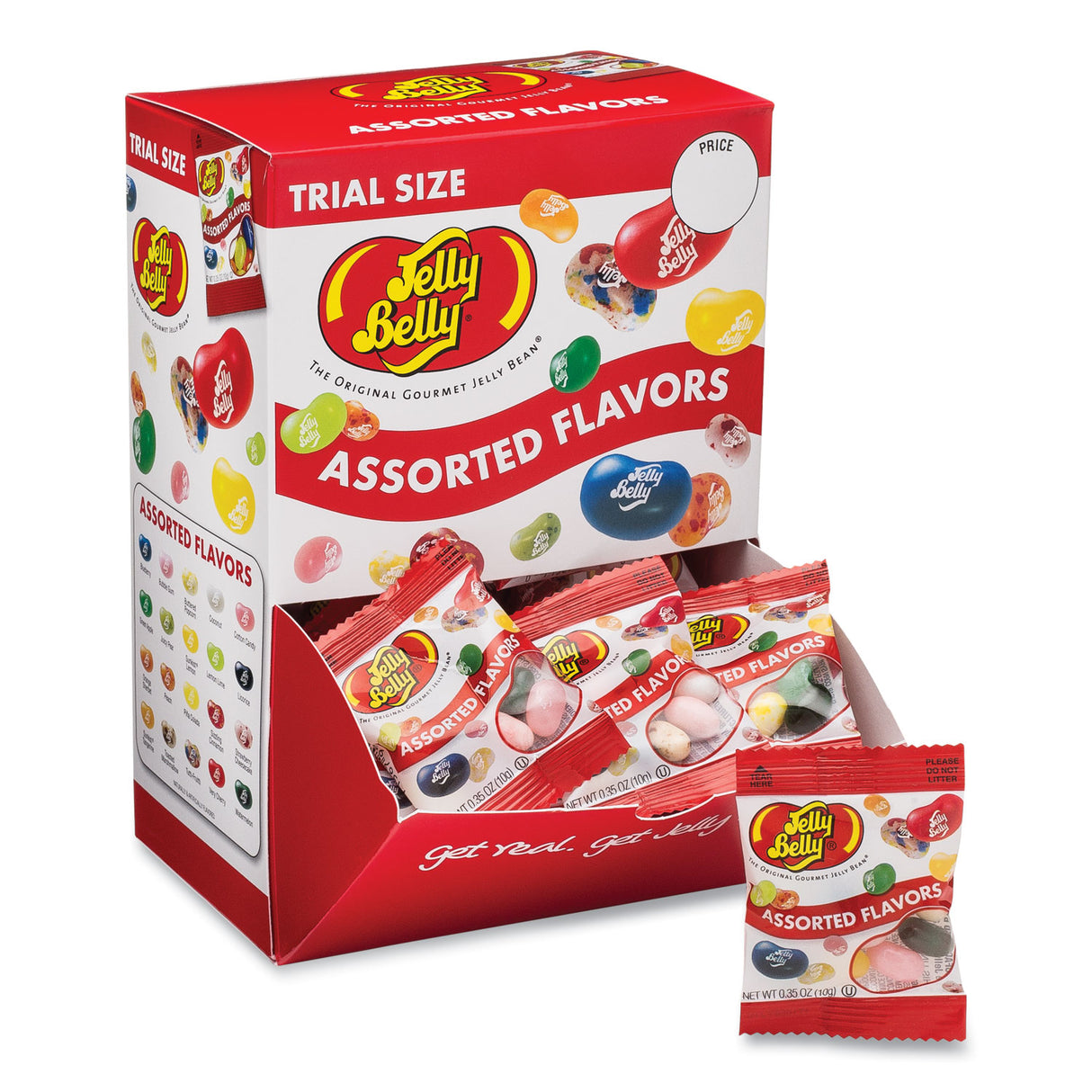 Jelly Belly Jelly Beans, Assorted Flavors, 80/Dispenser Box (72512)