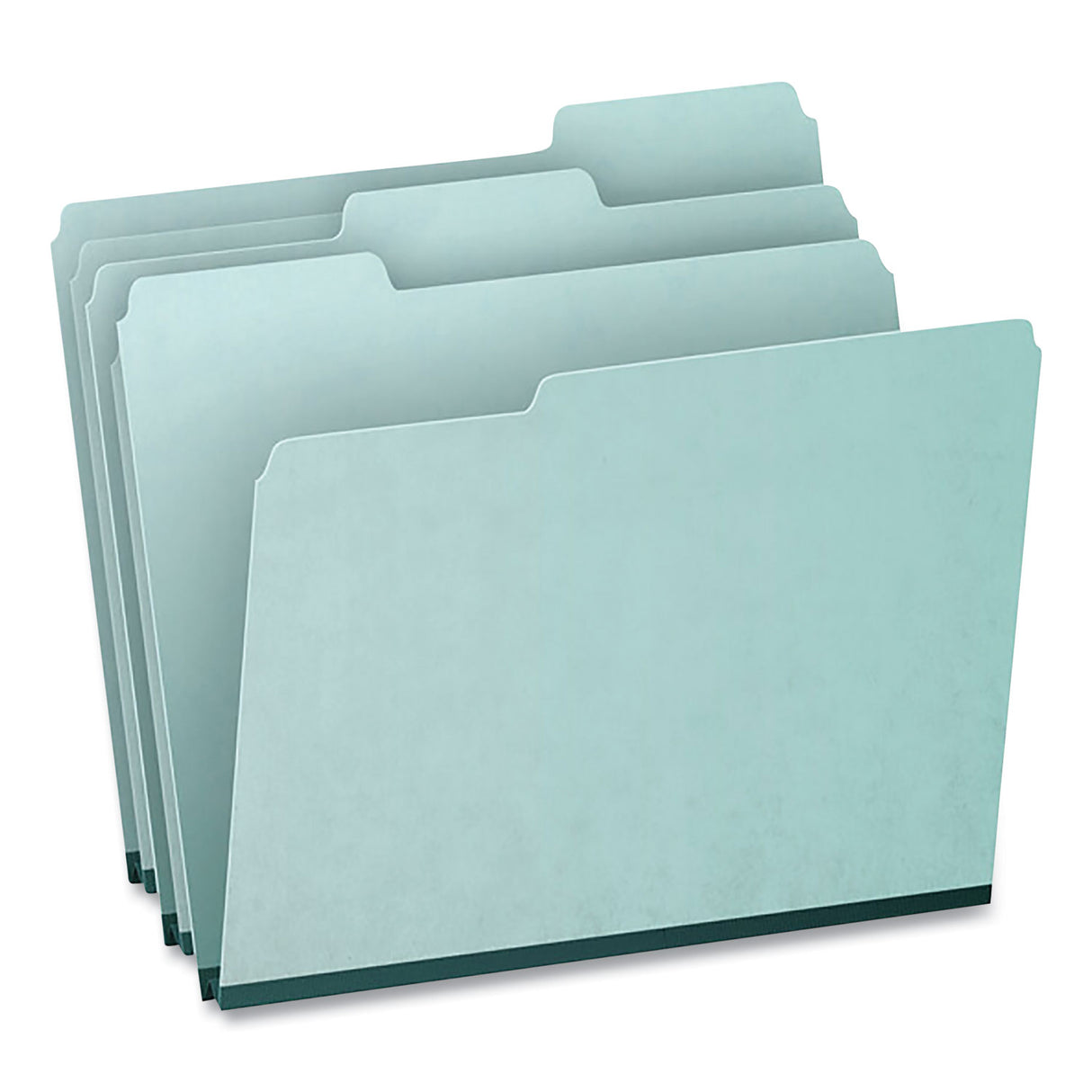 Pendaflex Pressboard Expanding File Folders, 1/3-Cut Tabs: Assorted, Letter Size, 1" Expansion, Blue, 25/Box (9200T13)