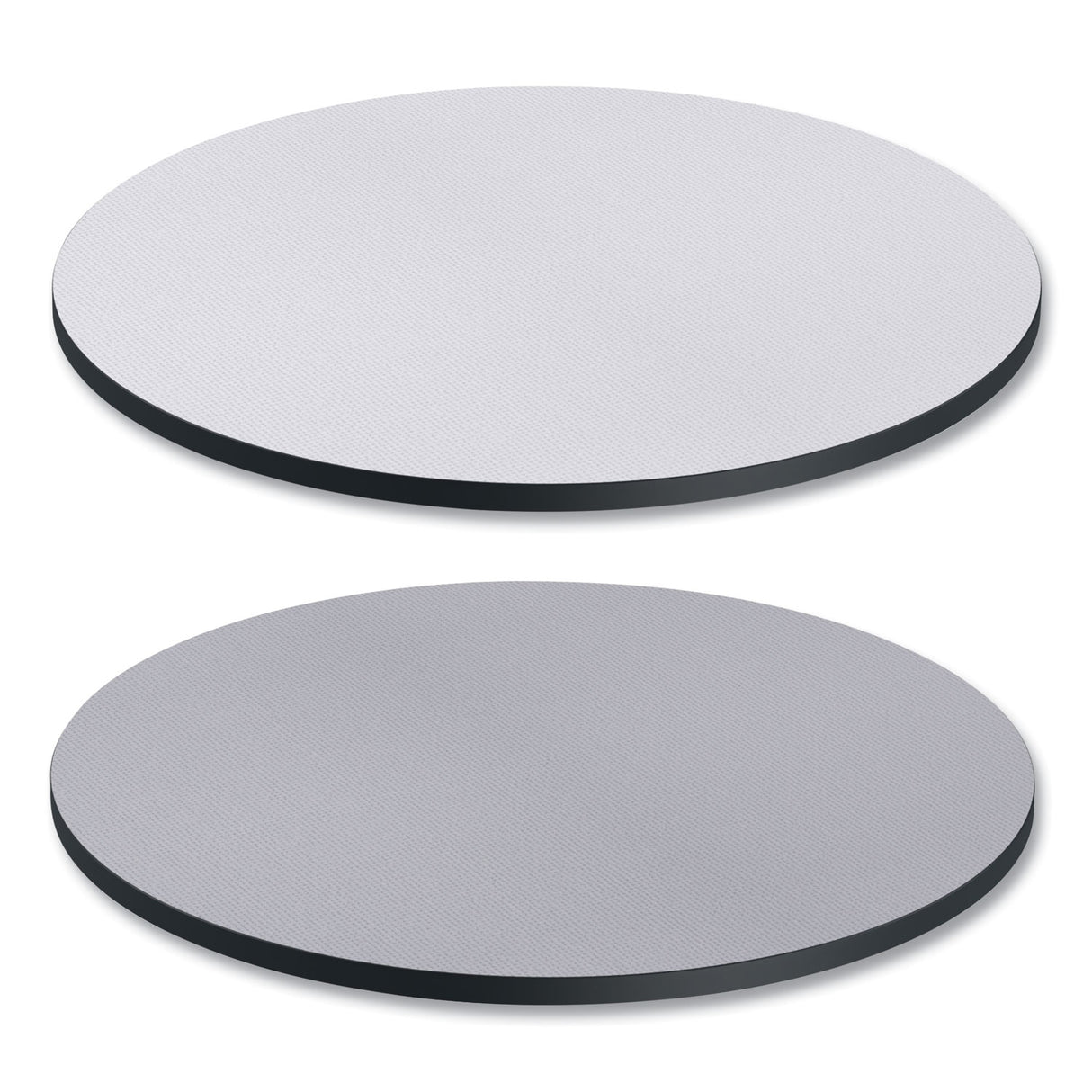 Alera Reversible Laminate Table Top, Round, 35.5" Diameter, White/Gray (ALETTRD36WG)