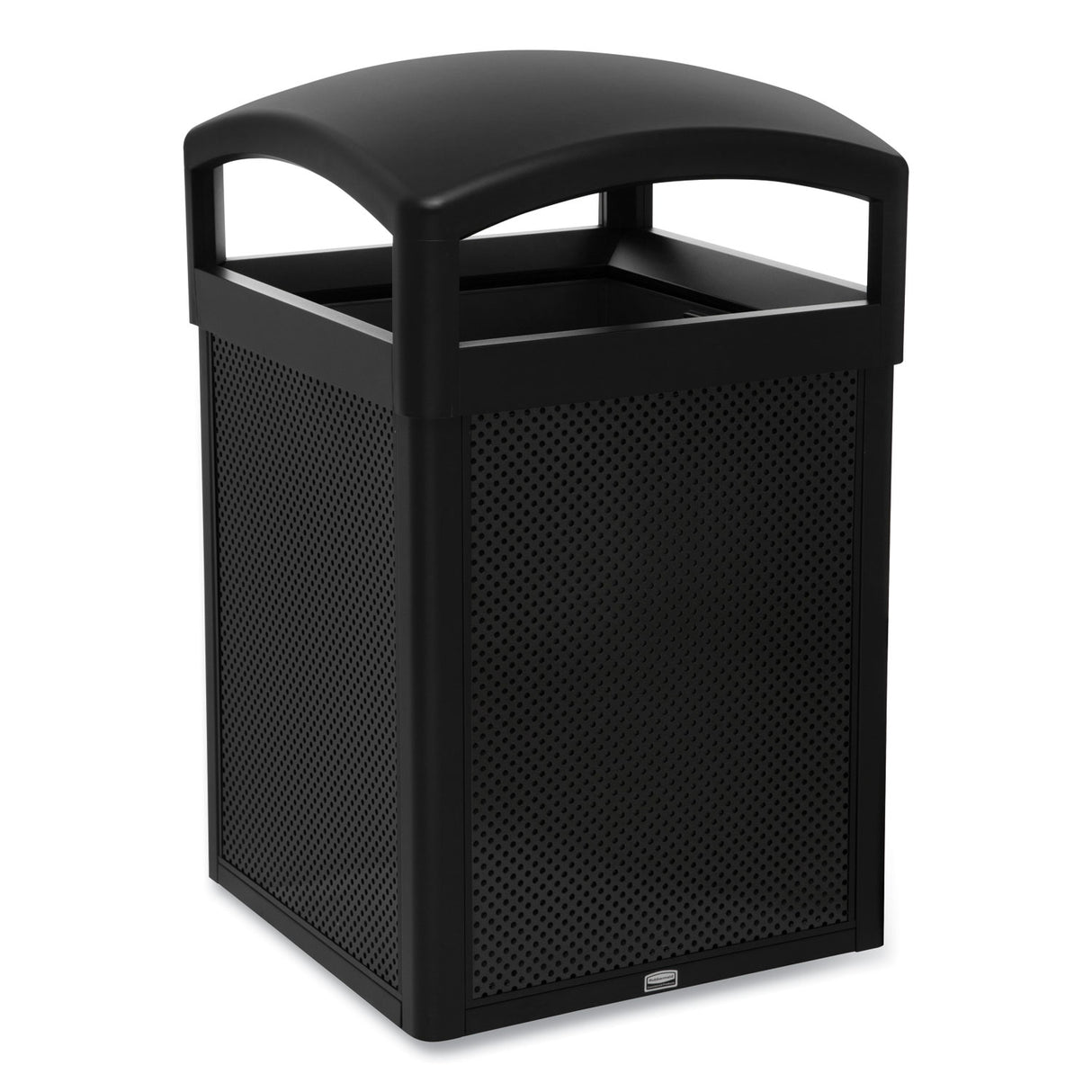 TAILOR Decorative Outdoor Waste Receptacle Frames, 41 gal, Metal, Black