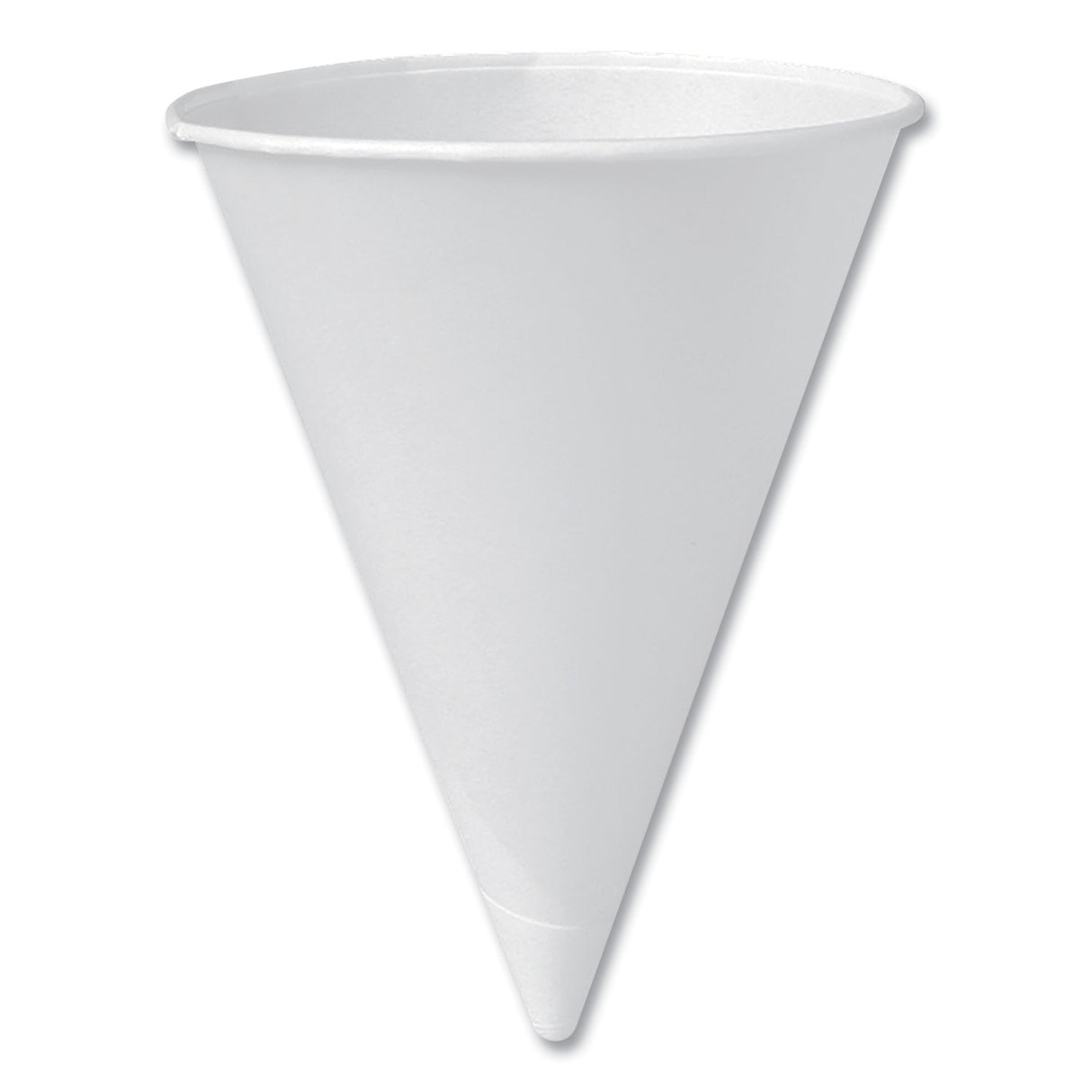 SOLO Bare Eco-Forward Treated Paper Cone Cups, ProPlanet Seal, 6 oz, White, 200/Sleeve, 25 Sleeves/Carton (6RBU)