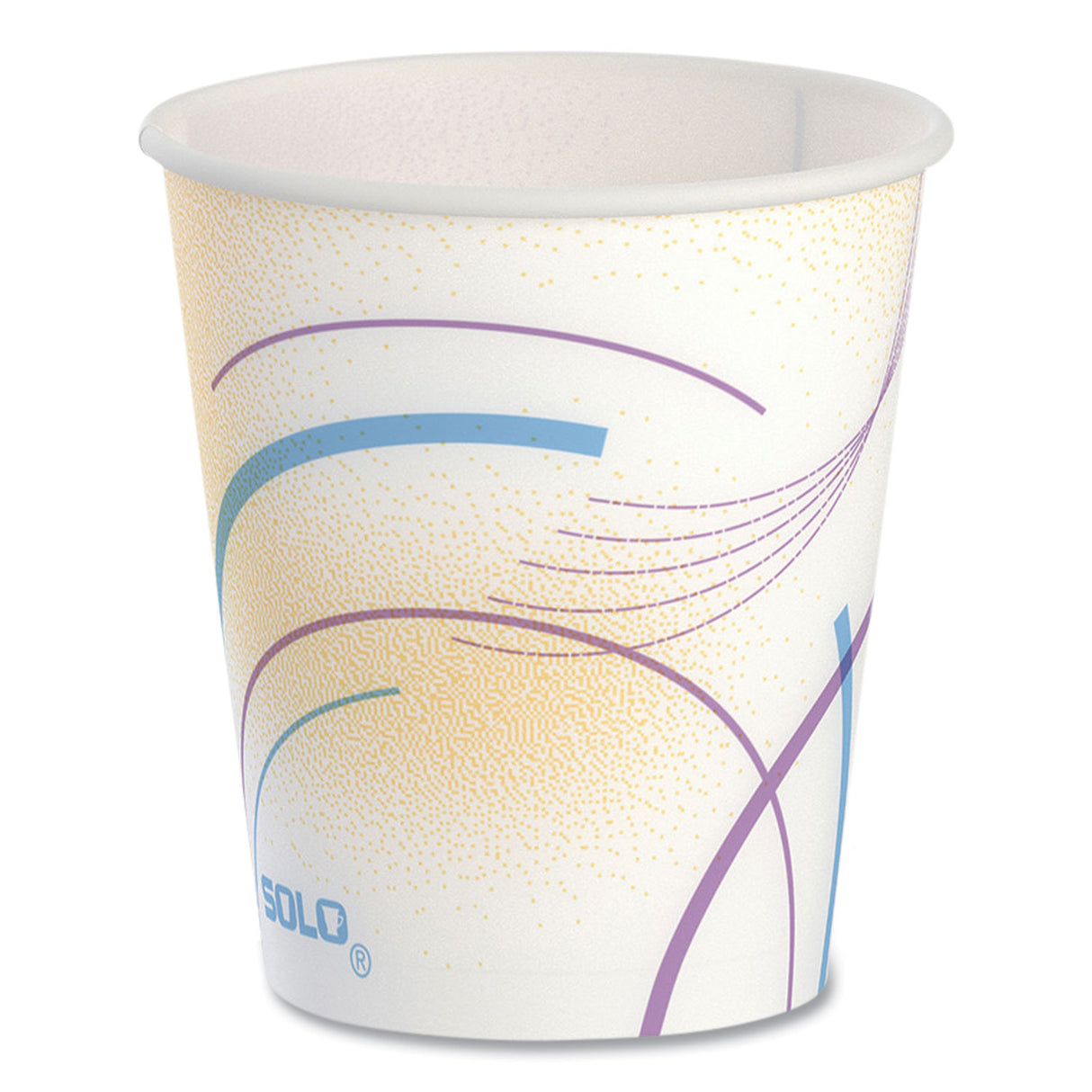 SOLO Paper Water Cups, ProPlanet Seal, Cold, 5 oz, Meridian Design, Multicolored, 100/Sleeve, 25 Sleeves/Carton (52MD)