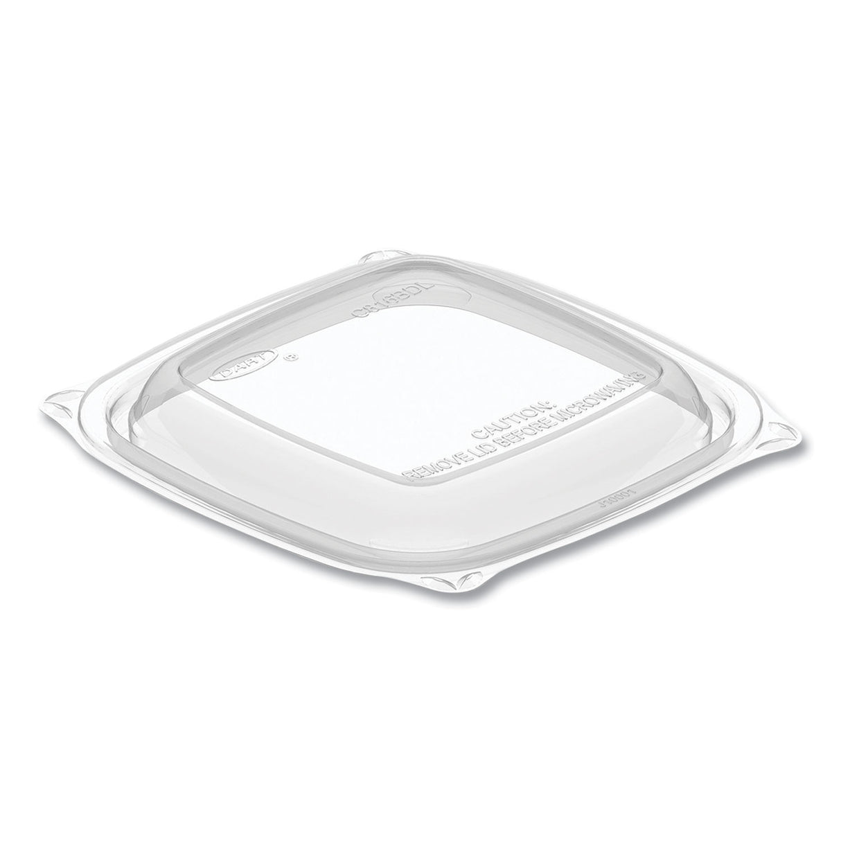 Presentabowls Pro Clear Square Lids For 8-16 Oz Bowls, 5 X 5 X 1, Clear, Plastic, 63/bag, 8 Bags/carton