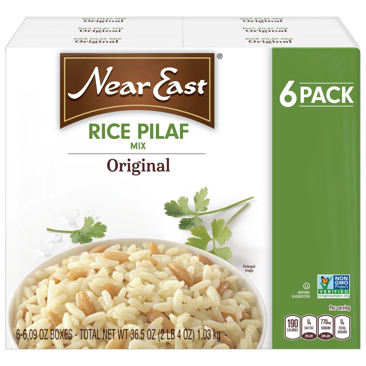 Near East Rice Pilaf (6-Pack) | Quick & Flavorful Side Dish Near East