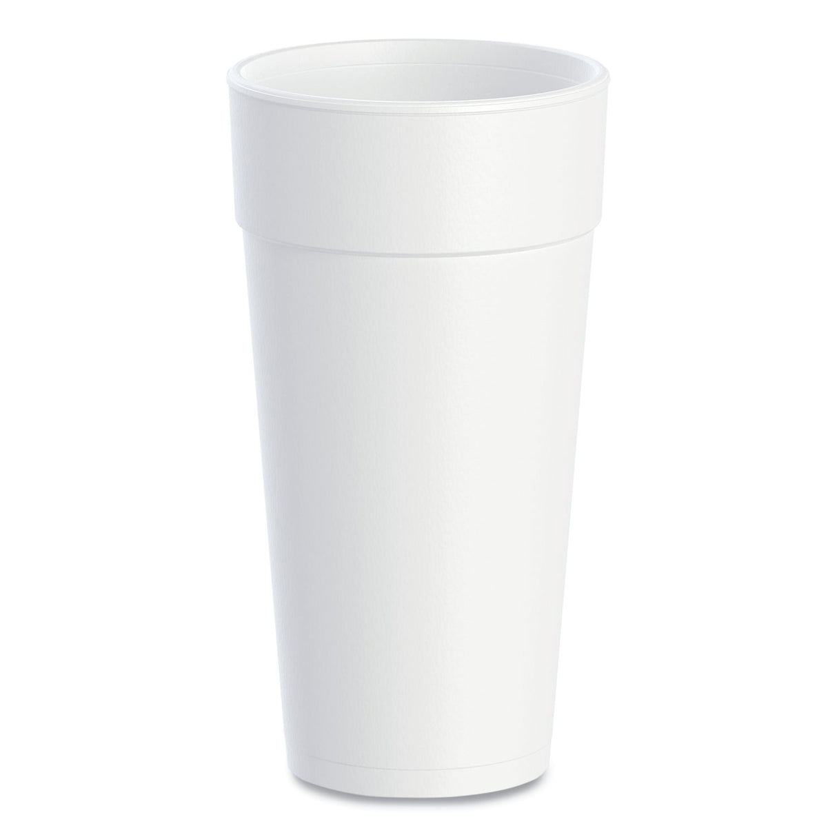 Dart Foam Drink Cups, Hot/Cold, 24 oz, White, 25/Bag, 20 Bags/Carton (24J16)