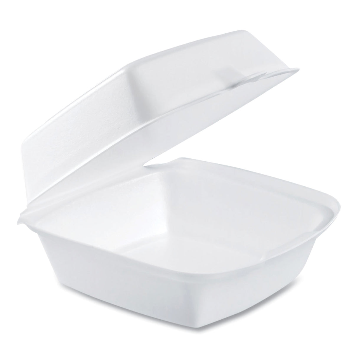 Dart Foam Hinged Lid Containers, 6 x 5.78 x 3, White, 500/Carton (60HT1)