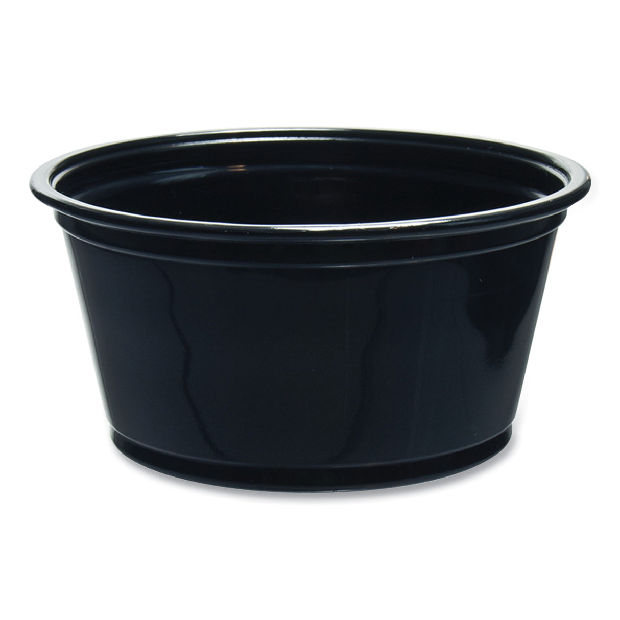 Dart Conex Complements Portion/Medicine Cups, 2 oz, Black, 125/Bag, 20 Bags/Carton (200PCBLK)