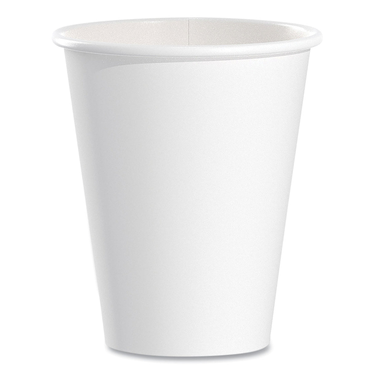 SOLO Single-Sided Poly Paper Hot Cups, 8 oz, White, 50/Bag, 20 Bags/Carton (378W2050)