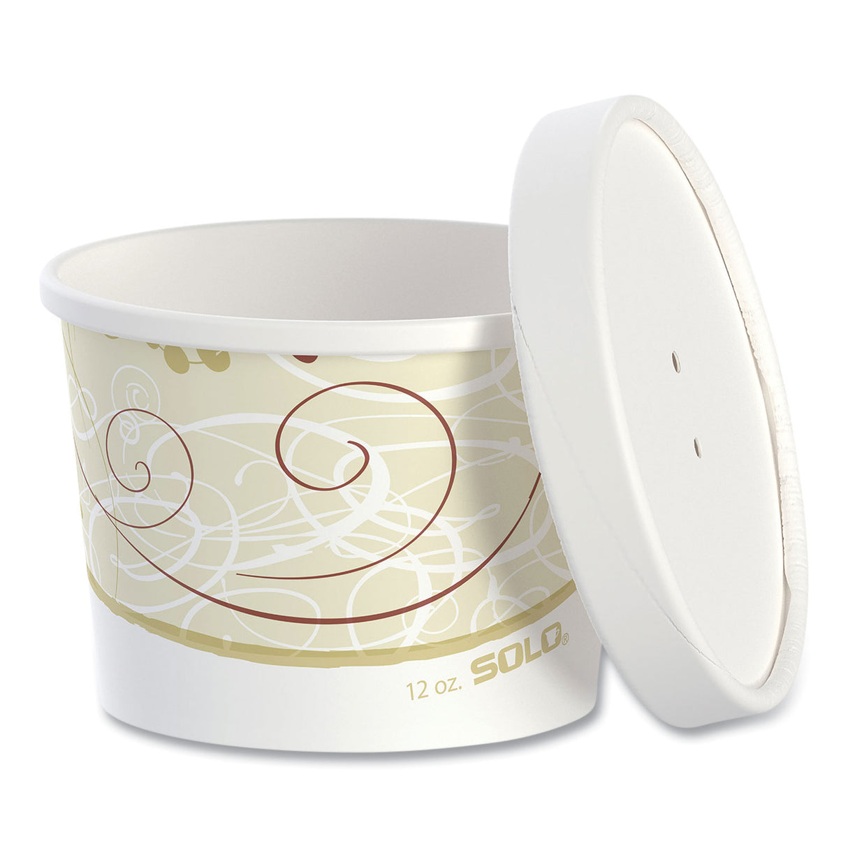 SOLO Flexstyle Double Poly Food Combo Packs, 12 oz, Symphony, Paper, 250/Carton (KHSB12ASYM)