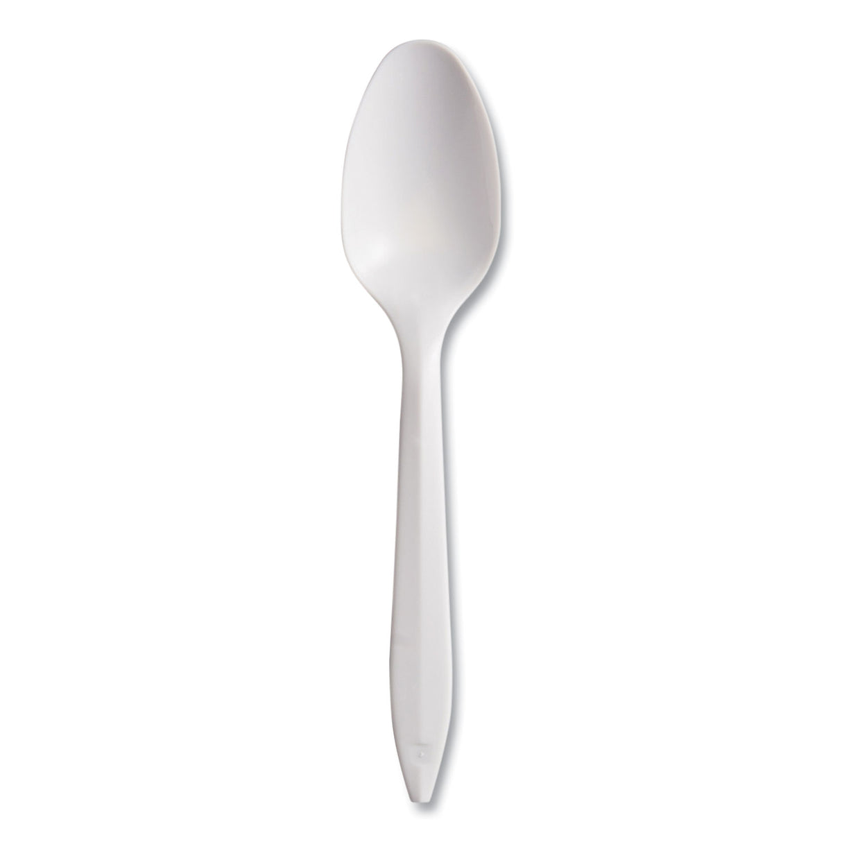 SOLO Regal Mediumweight Cutlery, Full-Size, Teaspoon, White, 1000/Carton (S6SW)