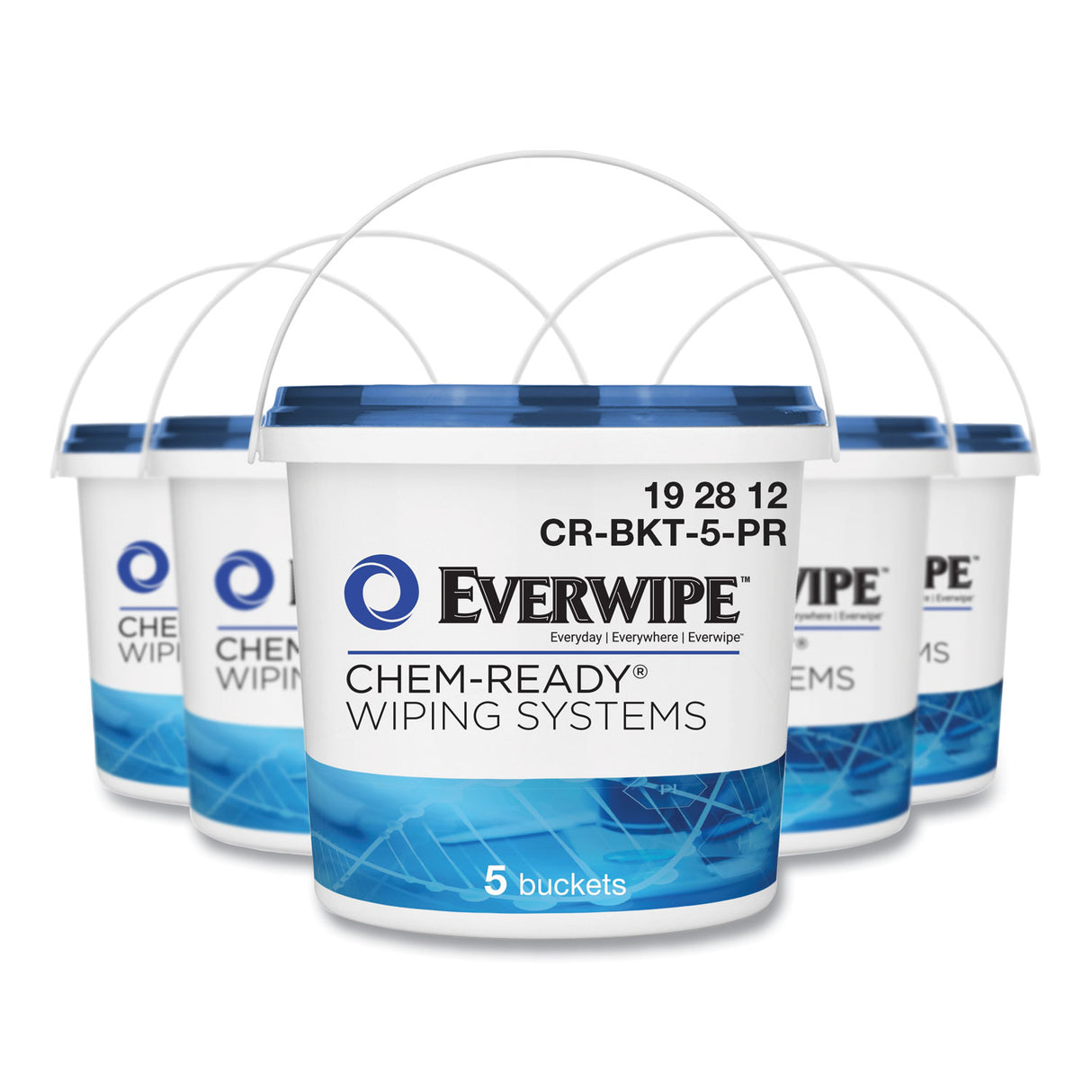 Everwipe® Chem-Ready Wiping System Bucket, 5 Buckets (192812)