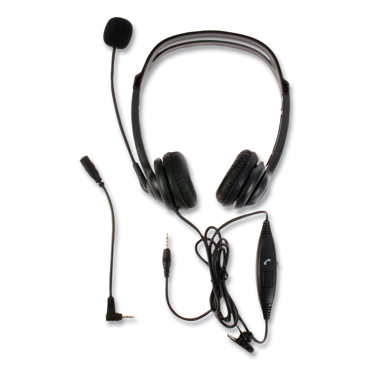 Spracht ZuM ZuM350B Binaural Over The Head Headset, Black
