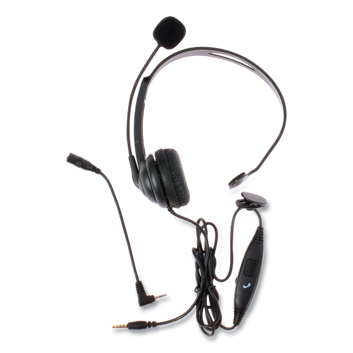 Spracht ZuM ZuM350M Monaural Over The Head Headset, Black