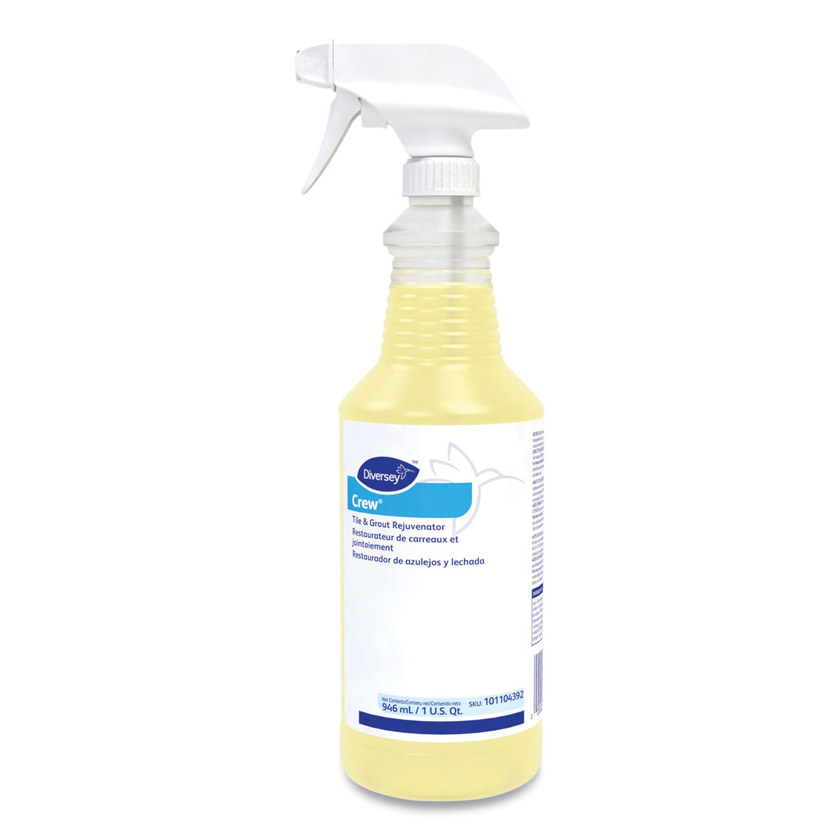 Diversey Crew Tile and Grout Rejuvenator, 32 oz Spray Bottle, 12/Carton (101104392)