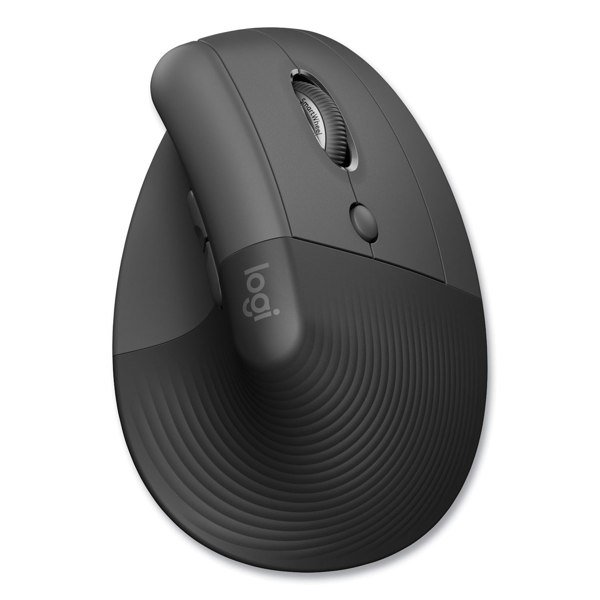 Logitech Lift for Business Vertical Ergonomic Mouse, 2.4 GHz Frequency/32 ft Wireless Range, Right Hand Use, Graphite (910006491)
