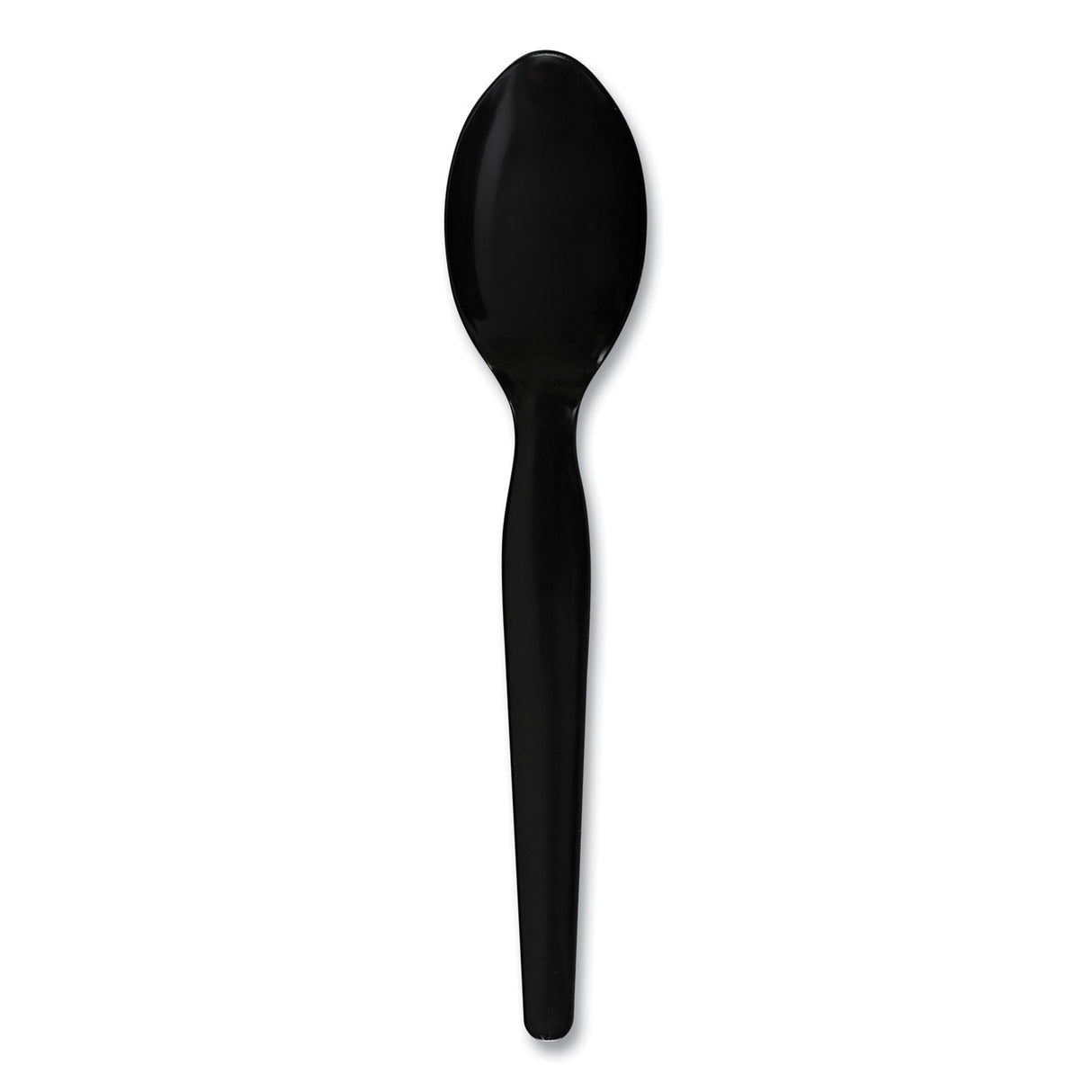 Boardwalk Heavyweight Polystyrene Cutlery, Teaspoon, Black, 1000/Carton (BWKSPOONHWBLA)