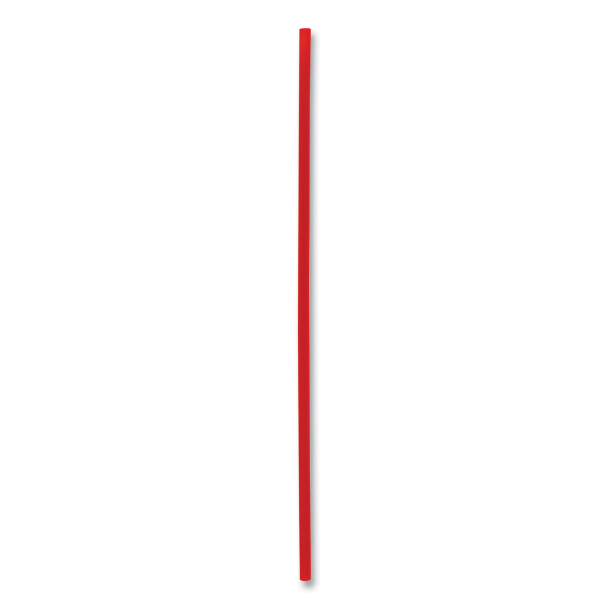 Boardwalk Single-Tube Stir-Straws,5.25", Polypropylene, Red, 1,000/Pack, 10 Packs/Carton (BWKSTRU525R10)