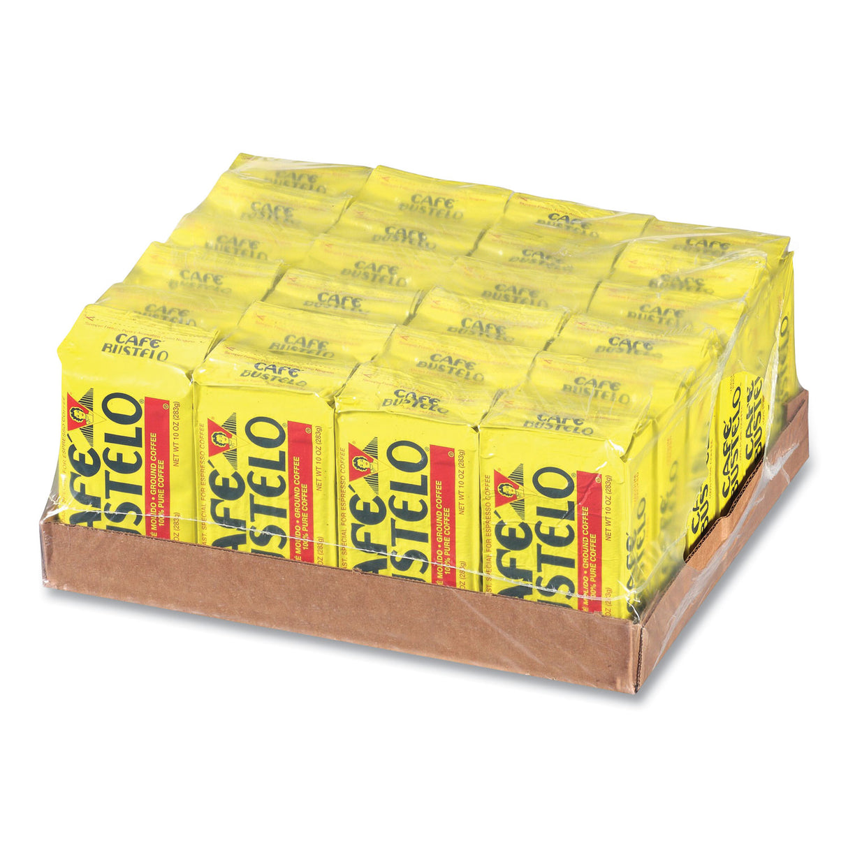 Cafe Bustelo Coffee, Espresso, 10 oz Brick Pack, 24/Carton (01720CT)