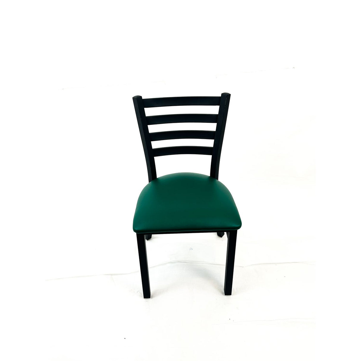 JMC Furniture White Horse Series Side Chairs, Supports Up to 300 lb,18" Seat Height, Green Seat, Black Back, Black Base (WHCBVSGRN)