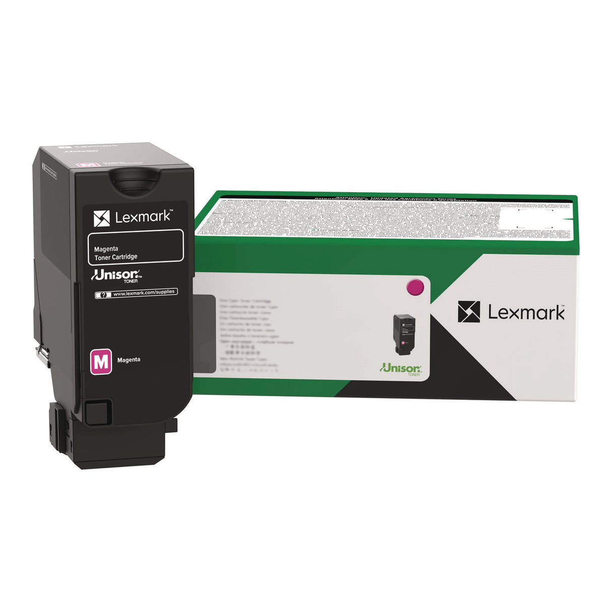 Lexmark 81C1XM0 Return Program Toner Cartridge, 16,200 Page-Yield, Magenta