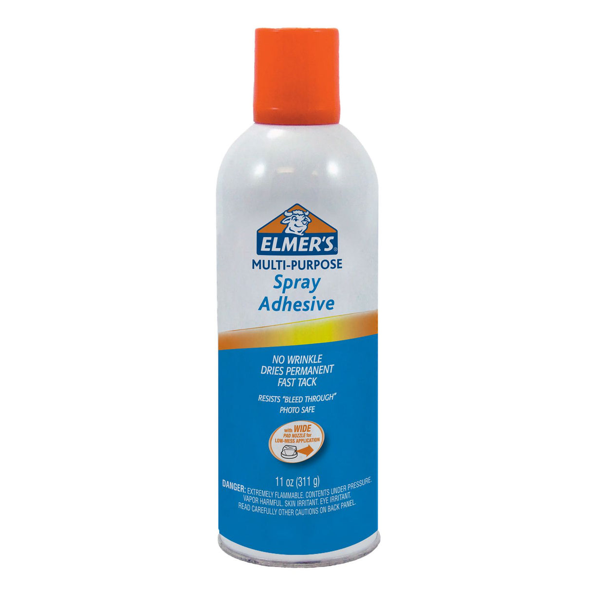 Elmer's Multi-Purpose Spray Adhesive, 11 oz, Dries Clear, 6/Carton (E451CT)